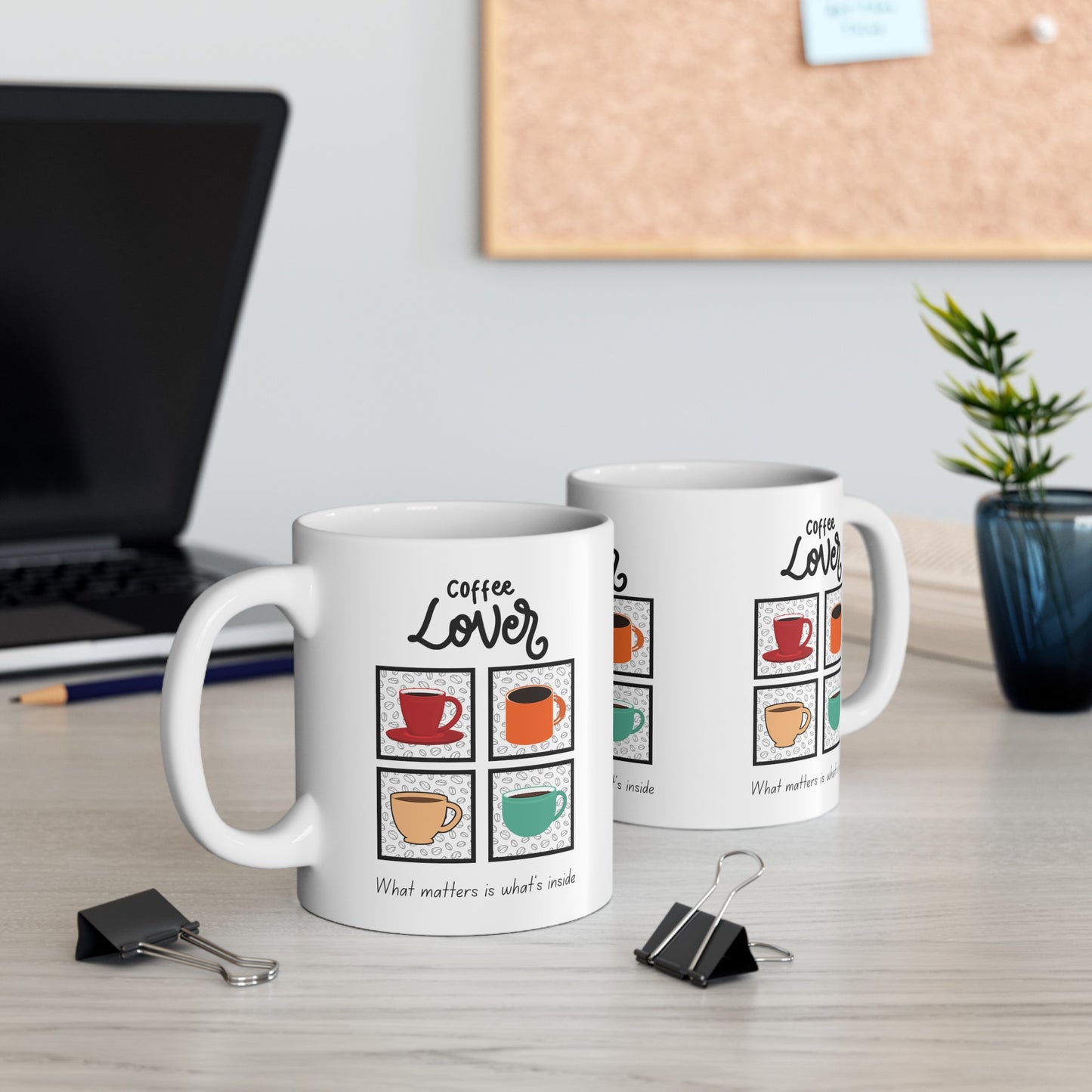 Coffee Lovers - Ceramic Mug, (11oz)