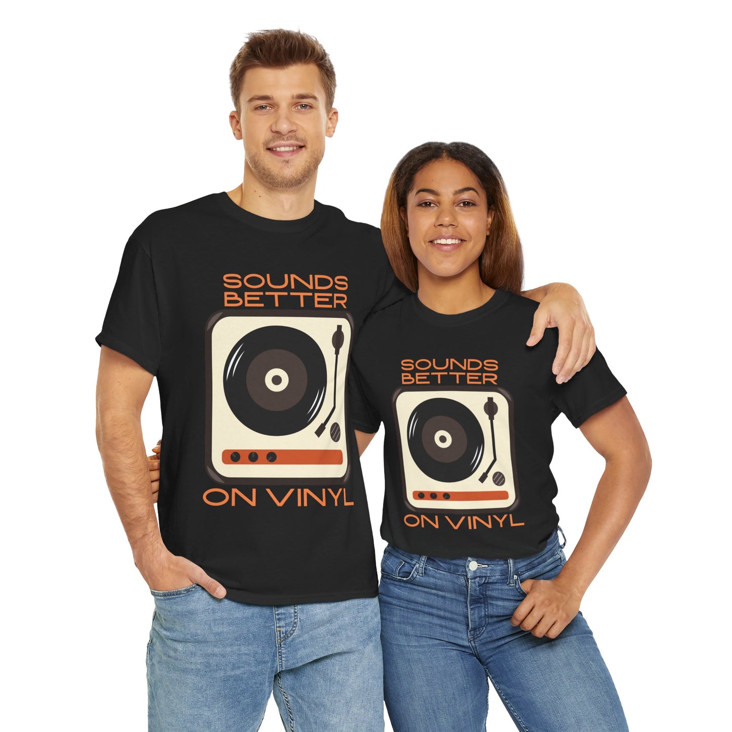 Sounds Better Vinyl - Unisex Heavy Cotton Tee