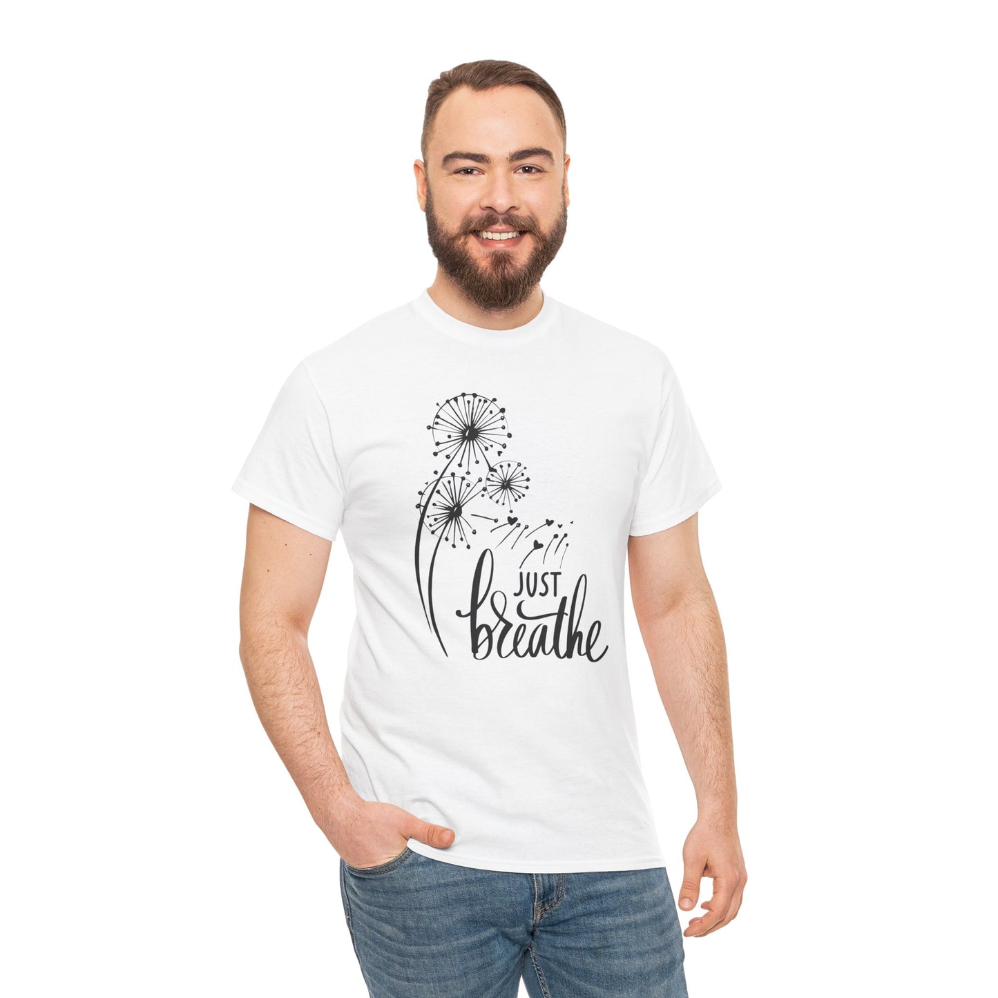 Just Breath - Unisex Heavy Cotton Tee