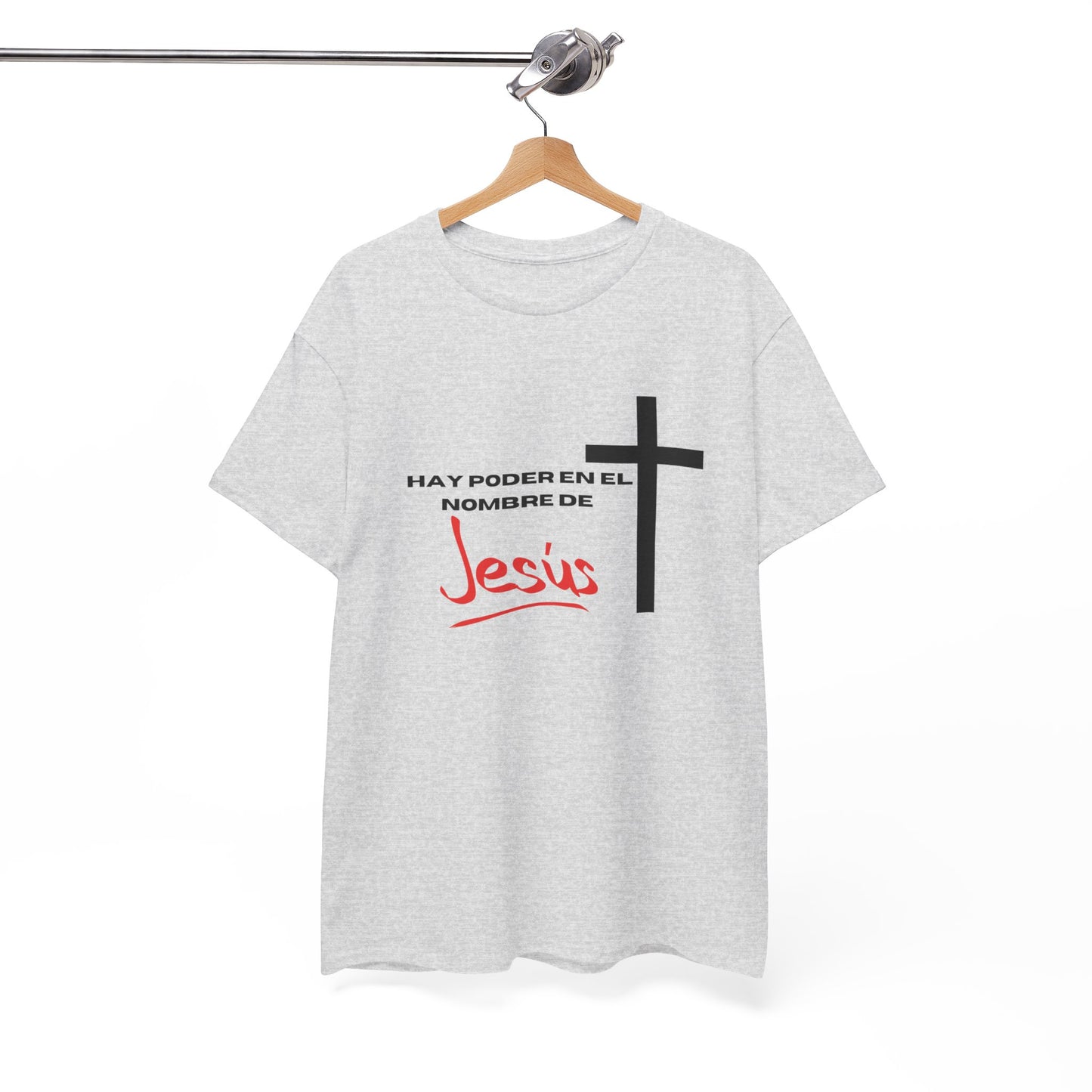 Hay poder en Jesus - Spanish - Unisex Heavy Cotton Tee