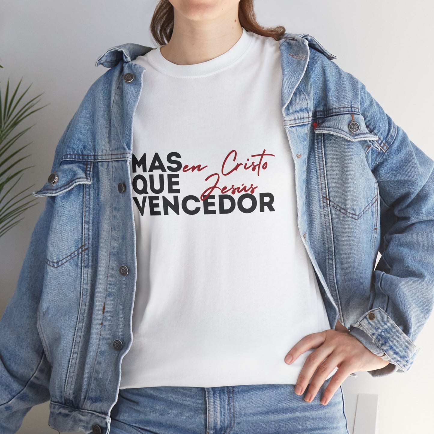 Christian Tee - Mas que vencedor en Cristo Jesus