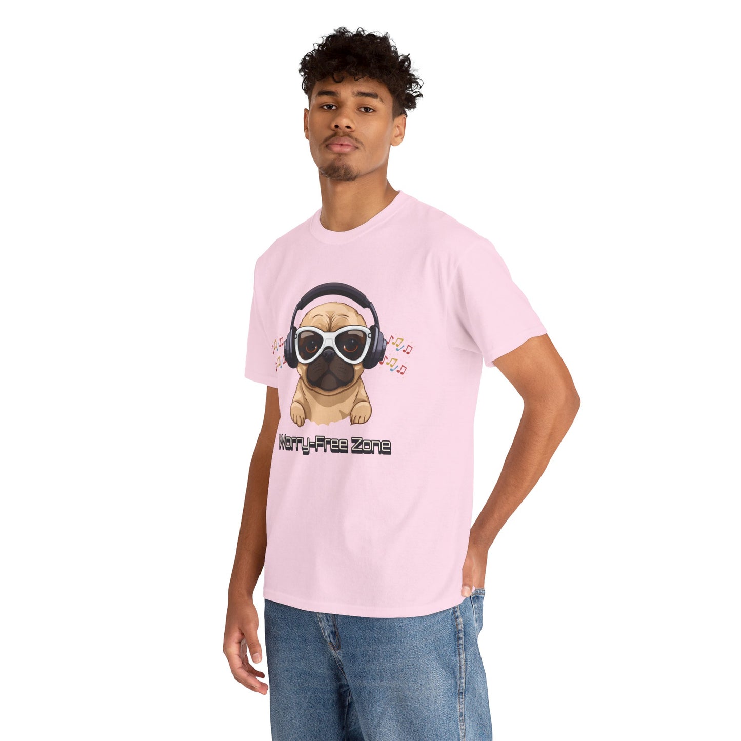 Worry-Free Zone - Unisex Heavy Cotton Tee