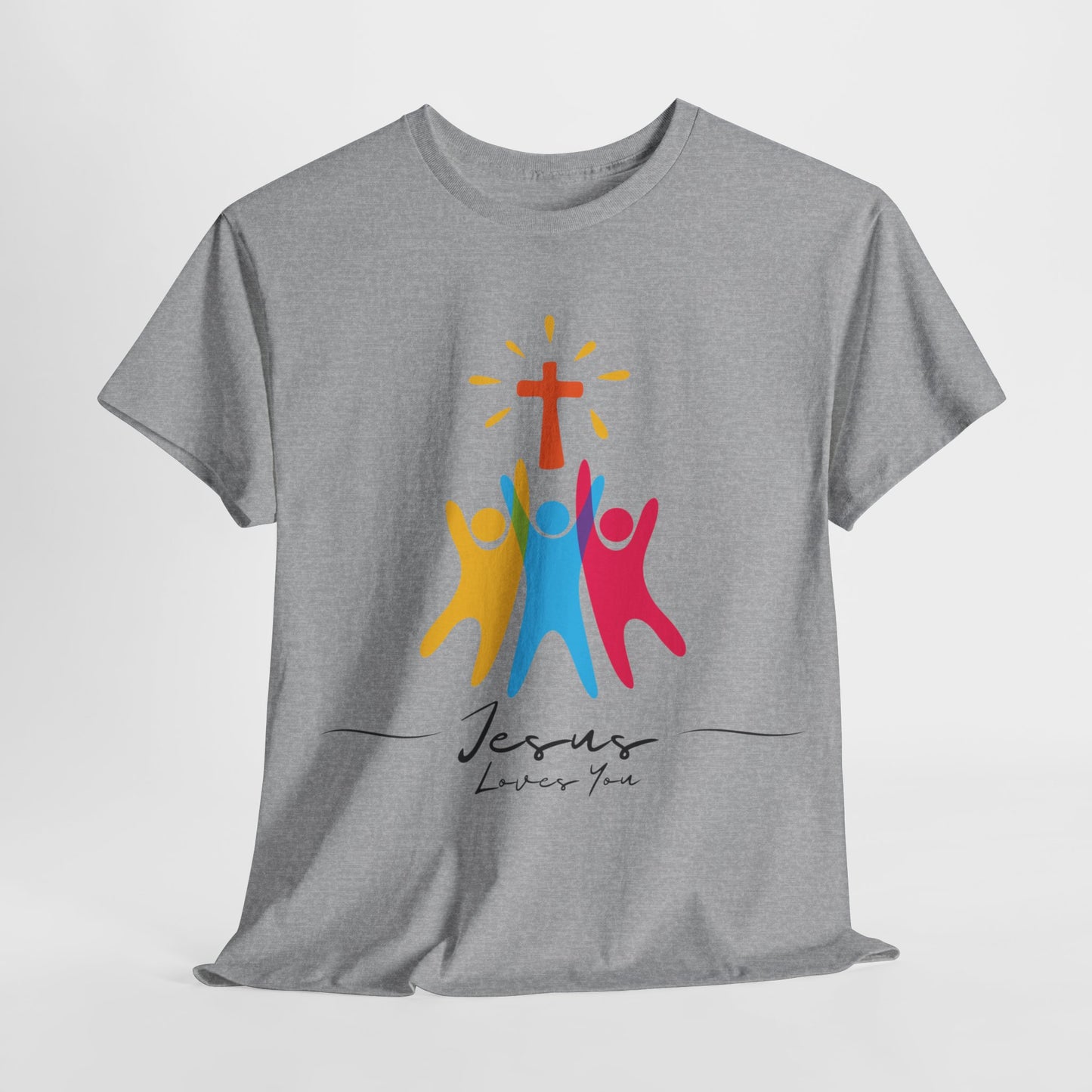 Jesus Loves You - Unisex Heavy Cotton Tee