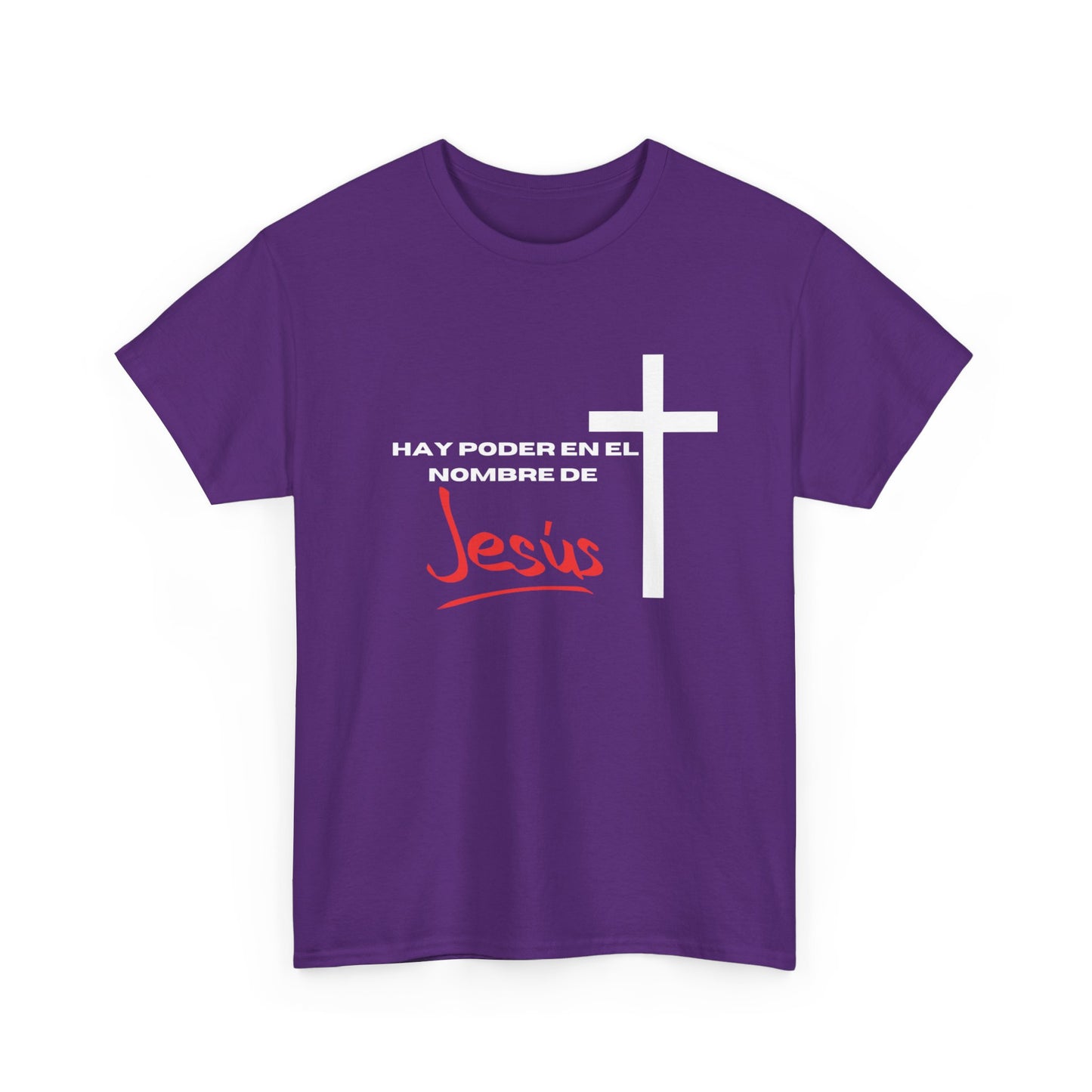 Hay poder en Jesus - Spanish - Unisex Heavy Cotton Tee