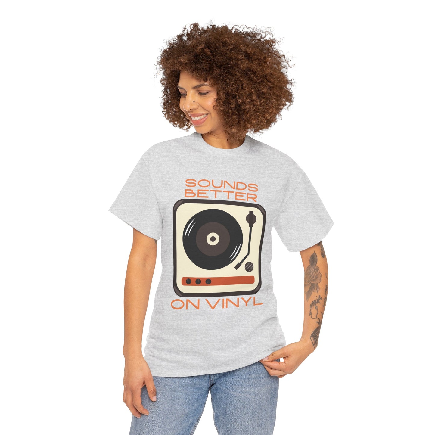 Sounds Better Vinyl - Unisex Heavy Cotton Tee