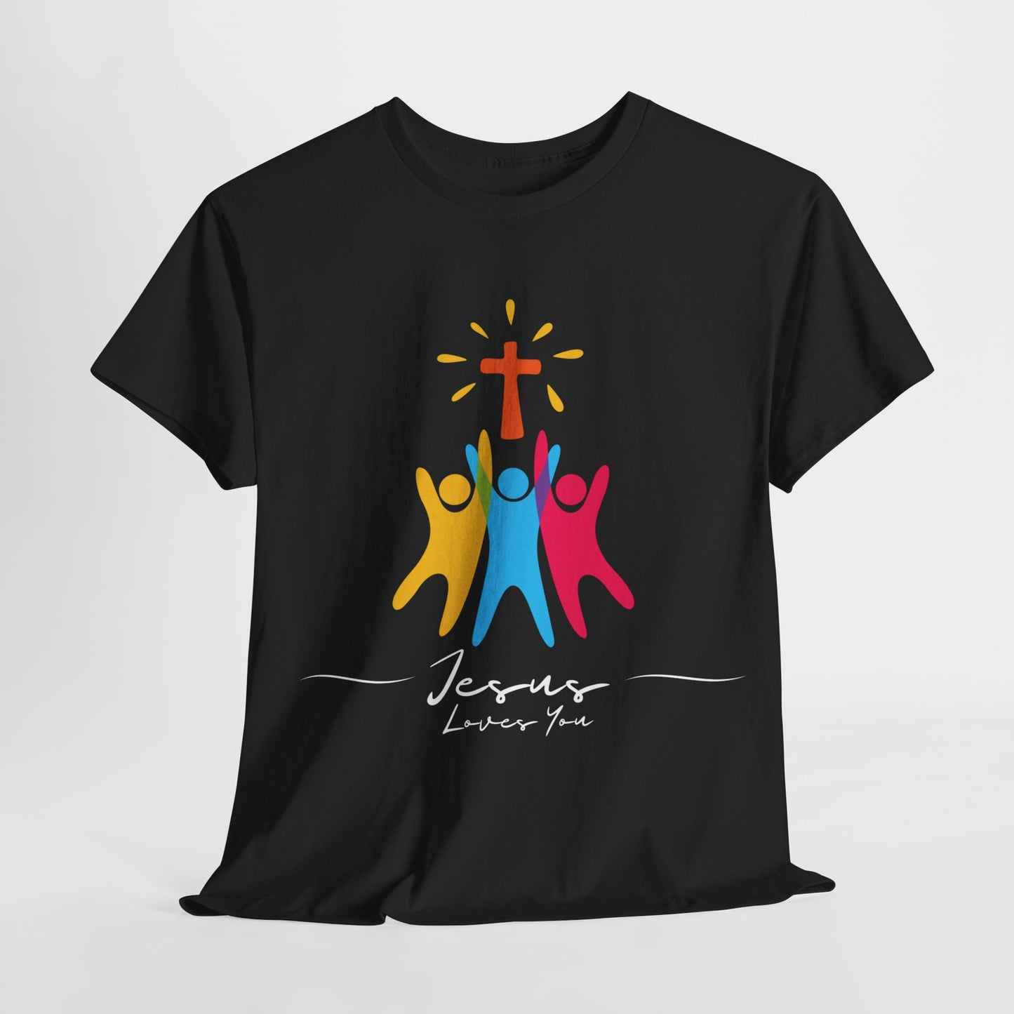 Jesus Loves You - Unisex Heavy Cotton Tee