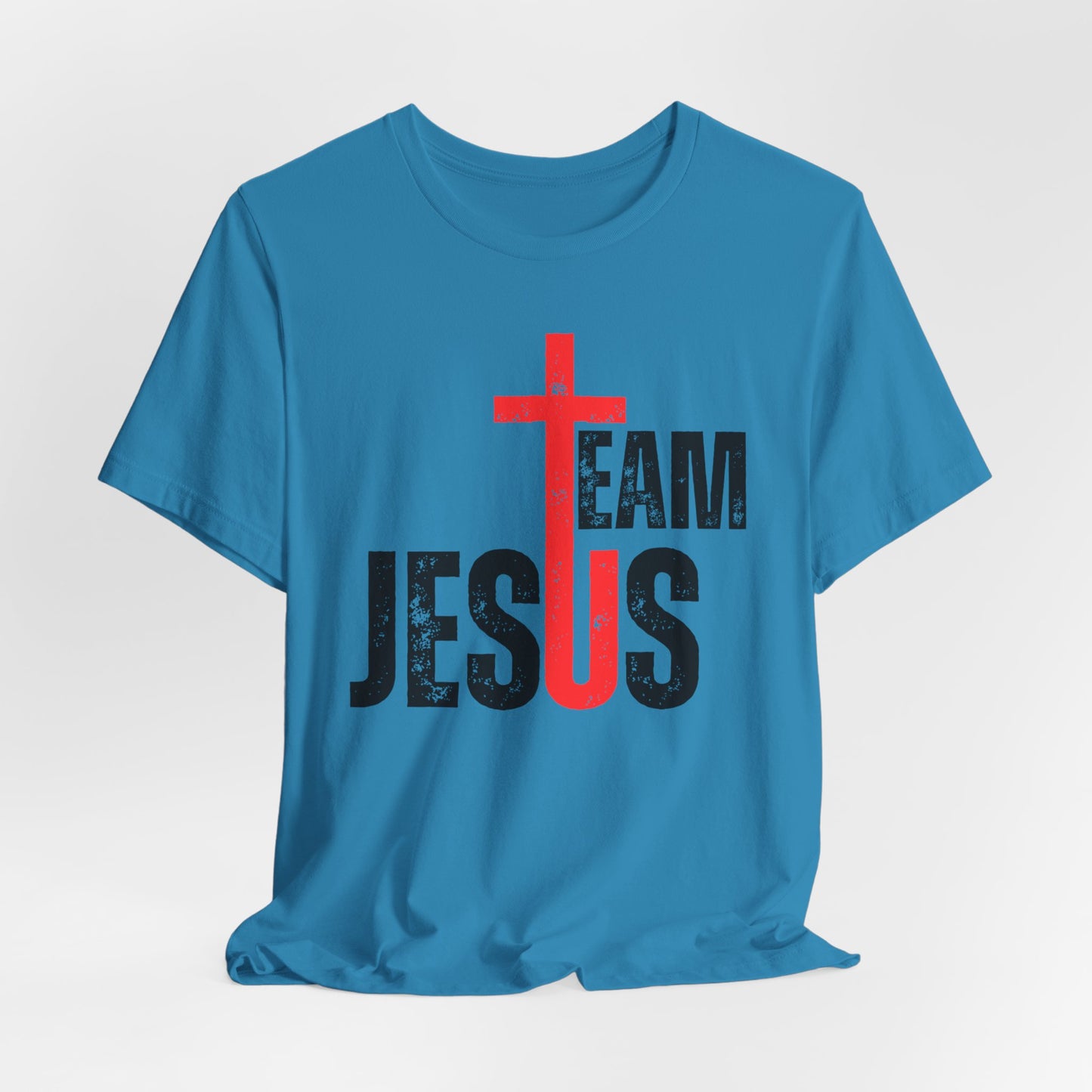 Team Jesus Front - Unisex Jersey Short Sleeve Tee
