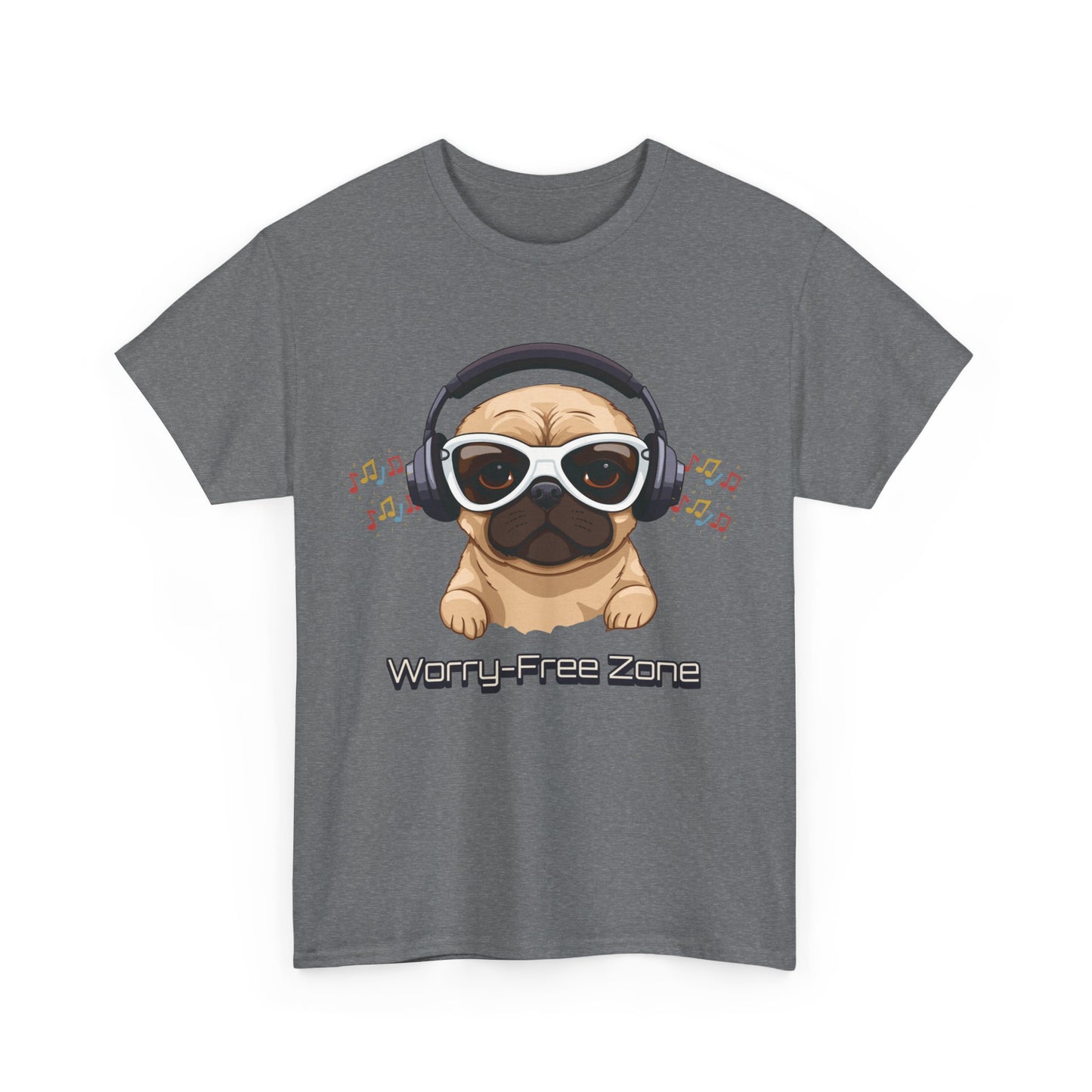 Worry-Free Zone - Unisex Heavy Cotton Tee