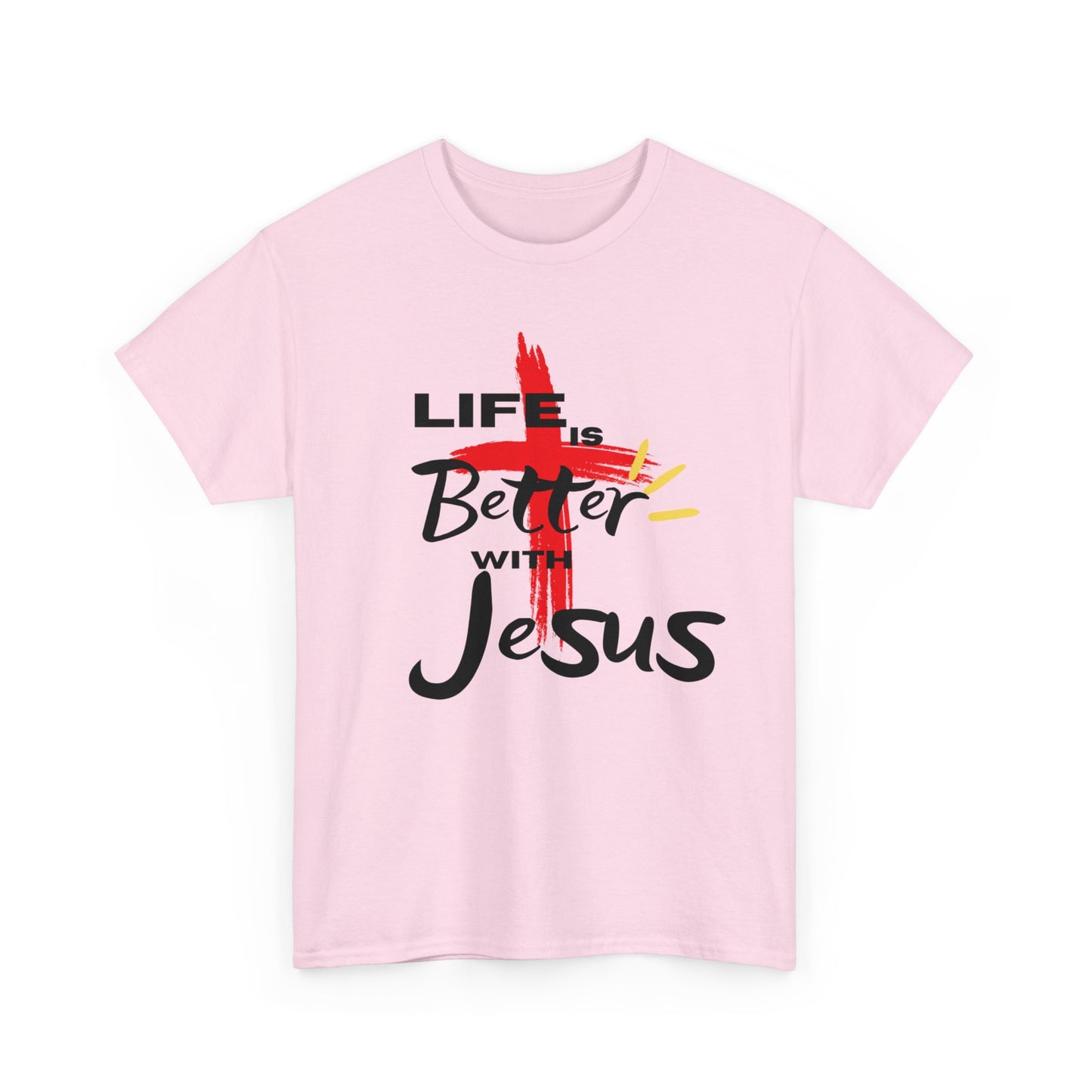Life is Better with Jesus - Unisex Heavy Cotton Tee