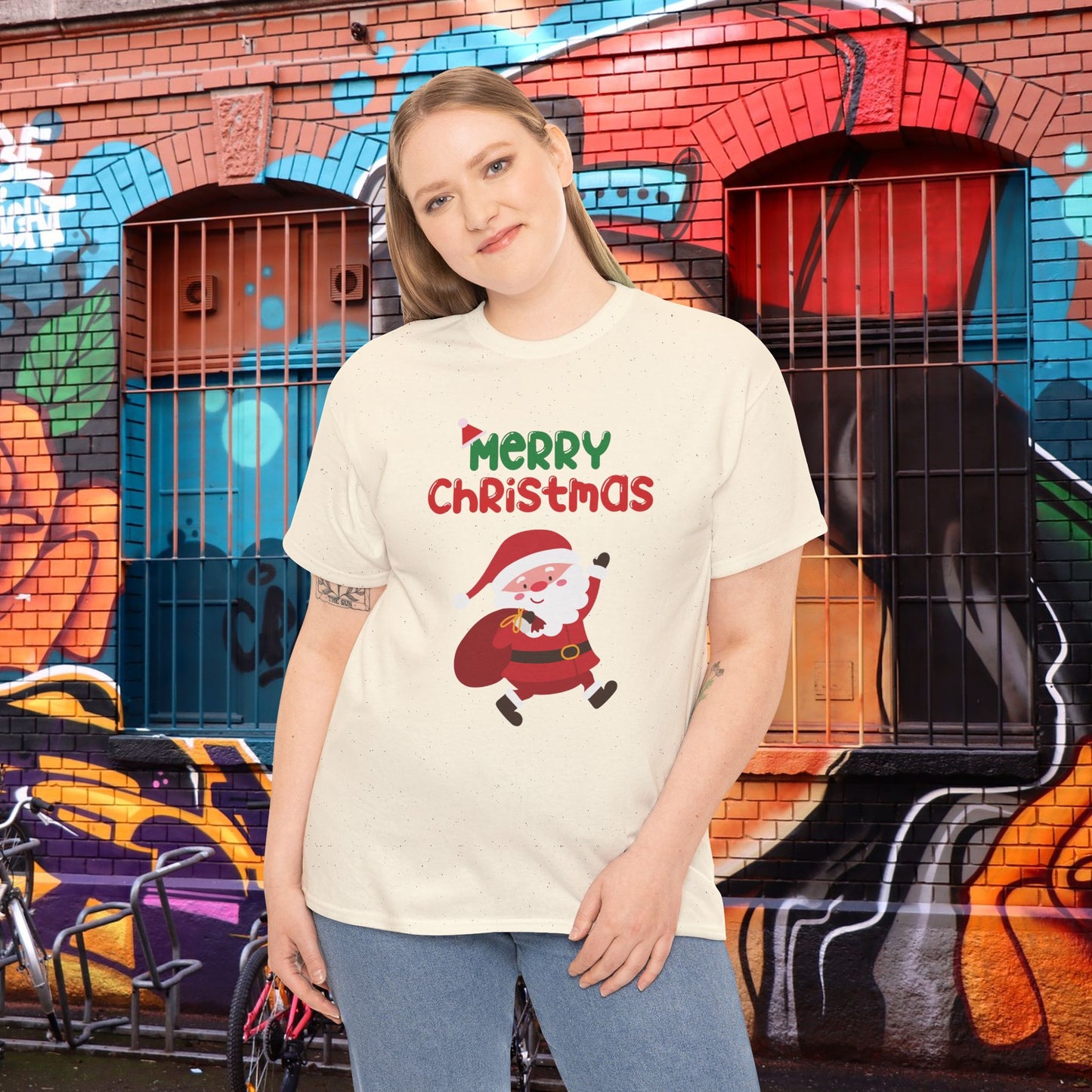Christmas Santa Unisex Tee - Festive Holiday Apparel