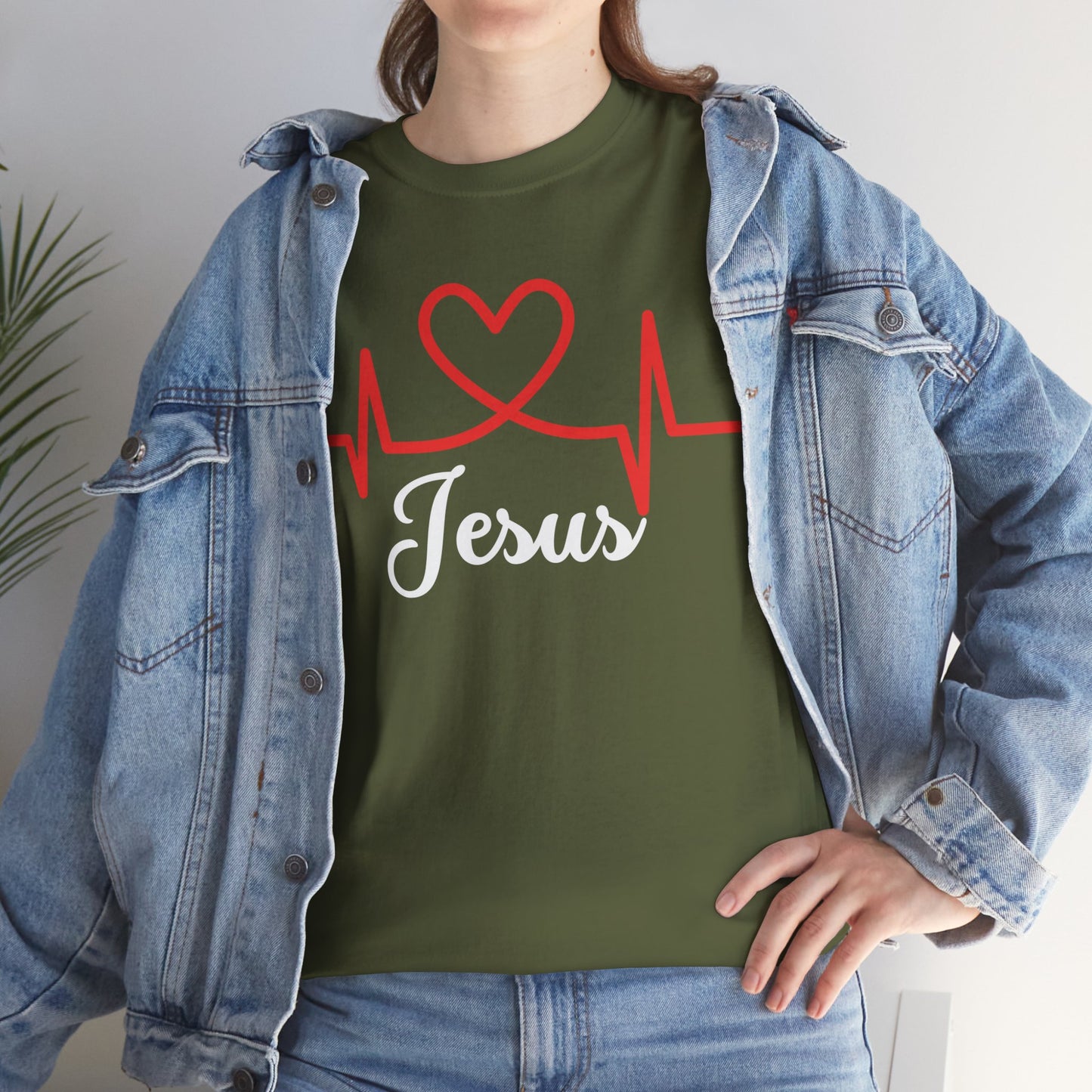 Jesus Hearth - Unisex Heavy Cotton Tee