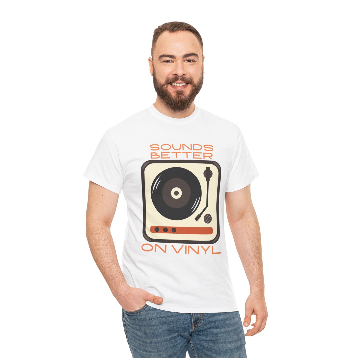 Sounds Better Vinyl - Unisex Heavy Cotton Tee