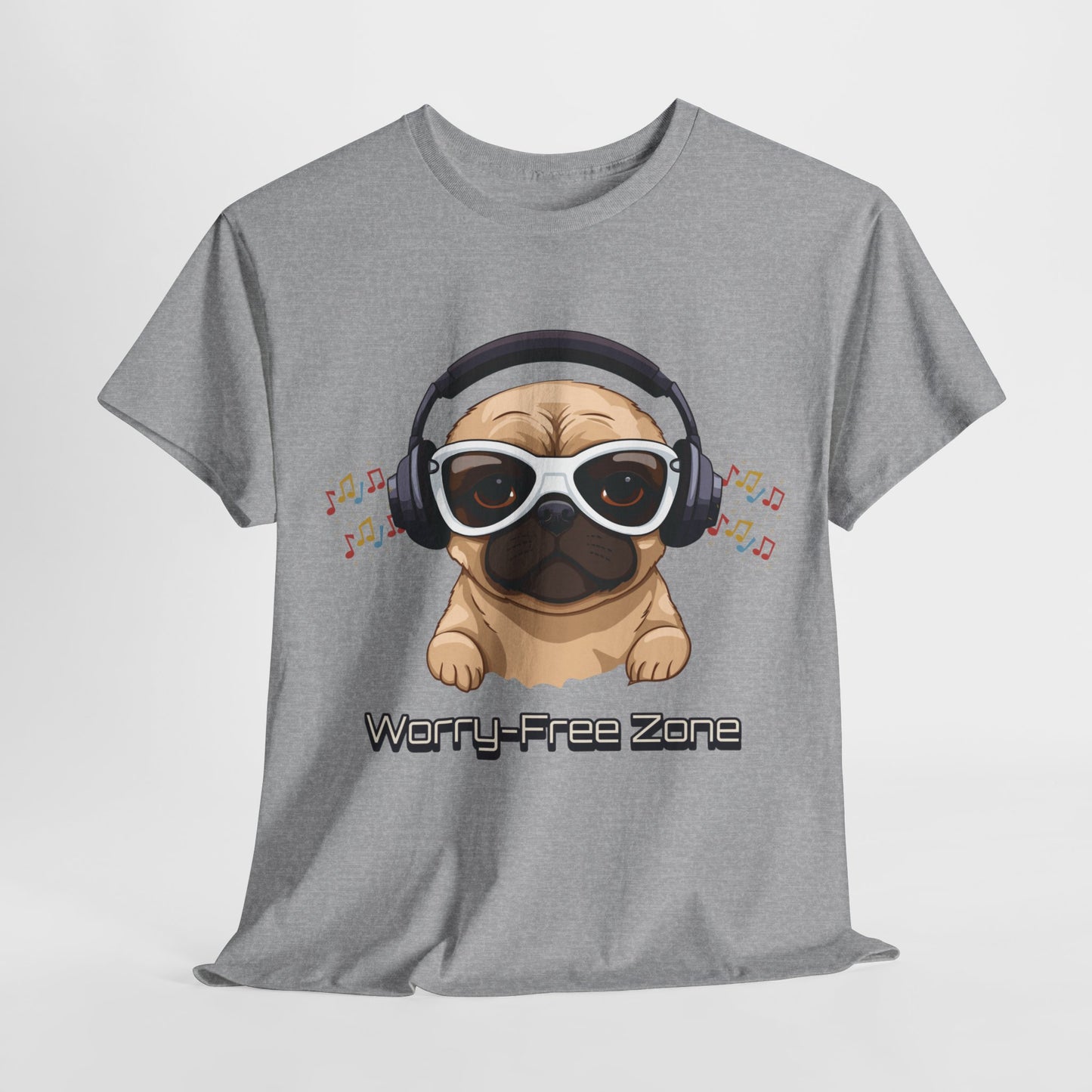 Worry-Free Zone - Unisex Heavy Cotton Tee