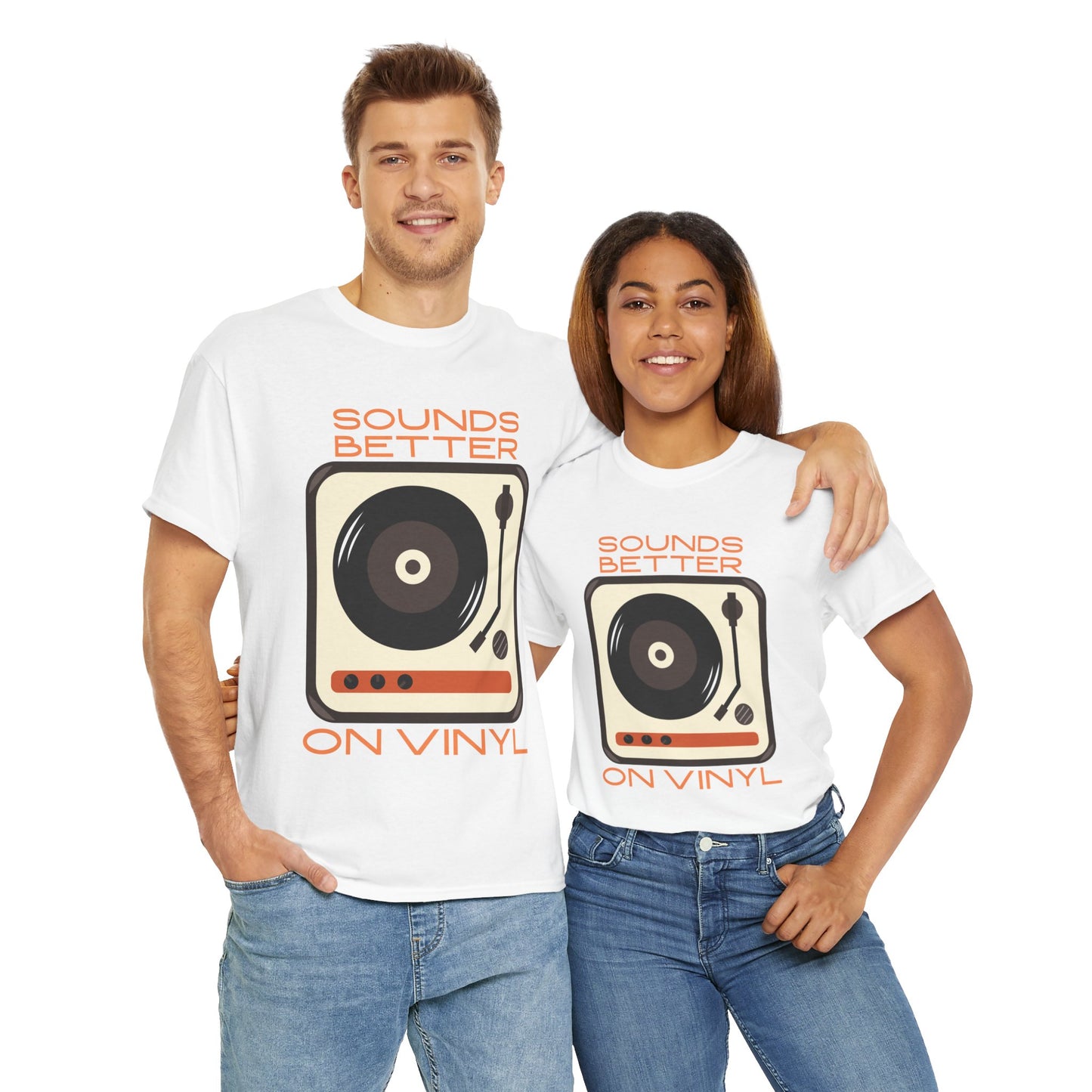 Sounds Better Vinyl - Unisex Heavy Cotton Tee