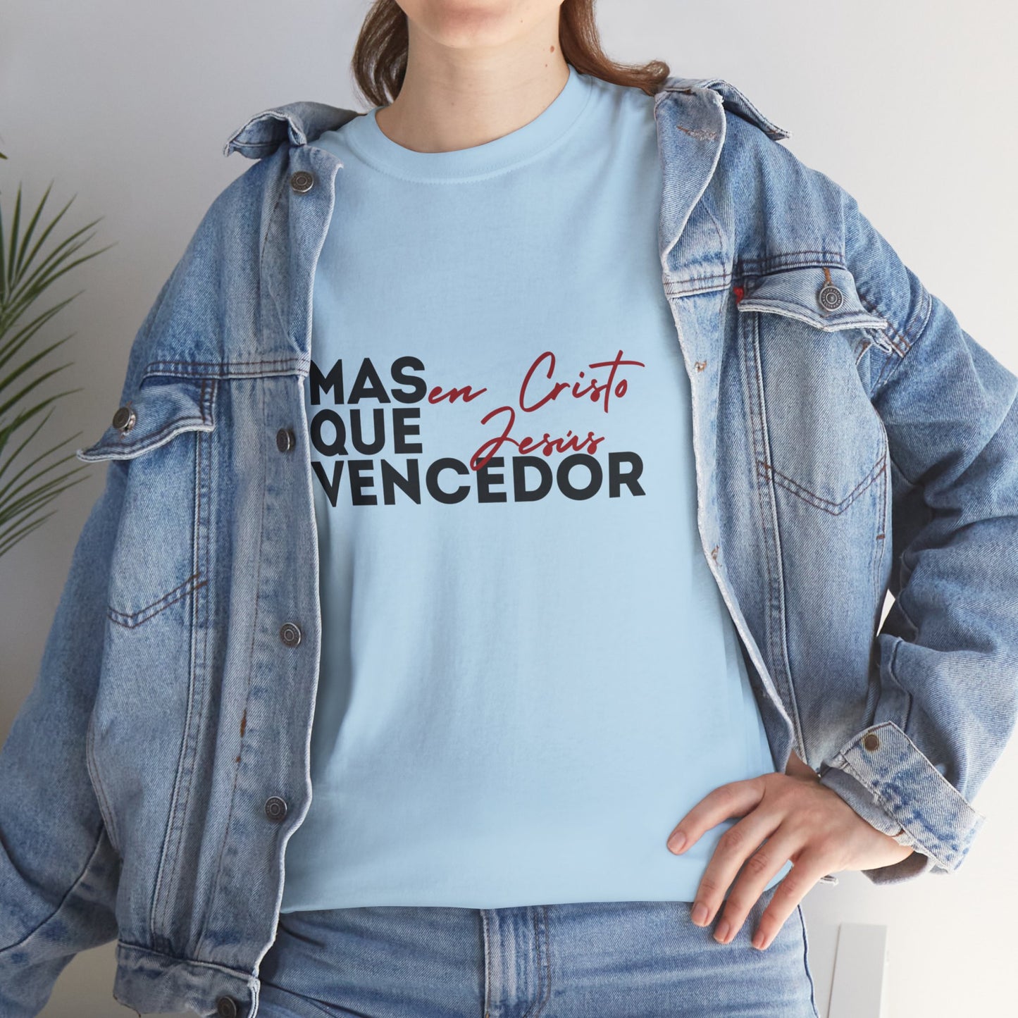 Christian Tee - Mas que vencedor en Cristo Jesus