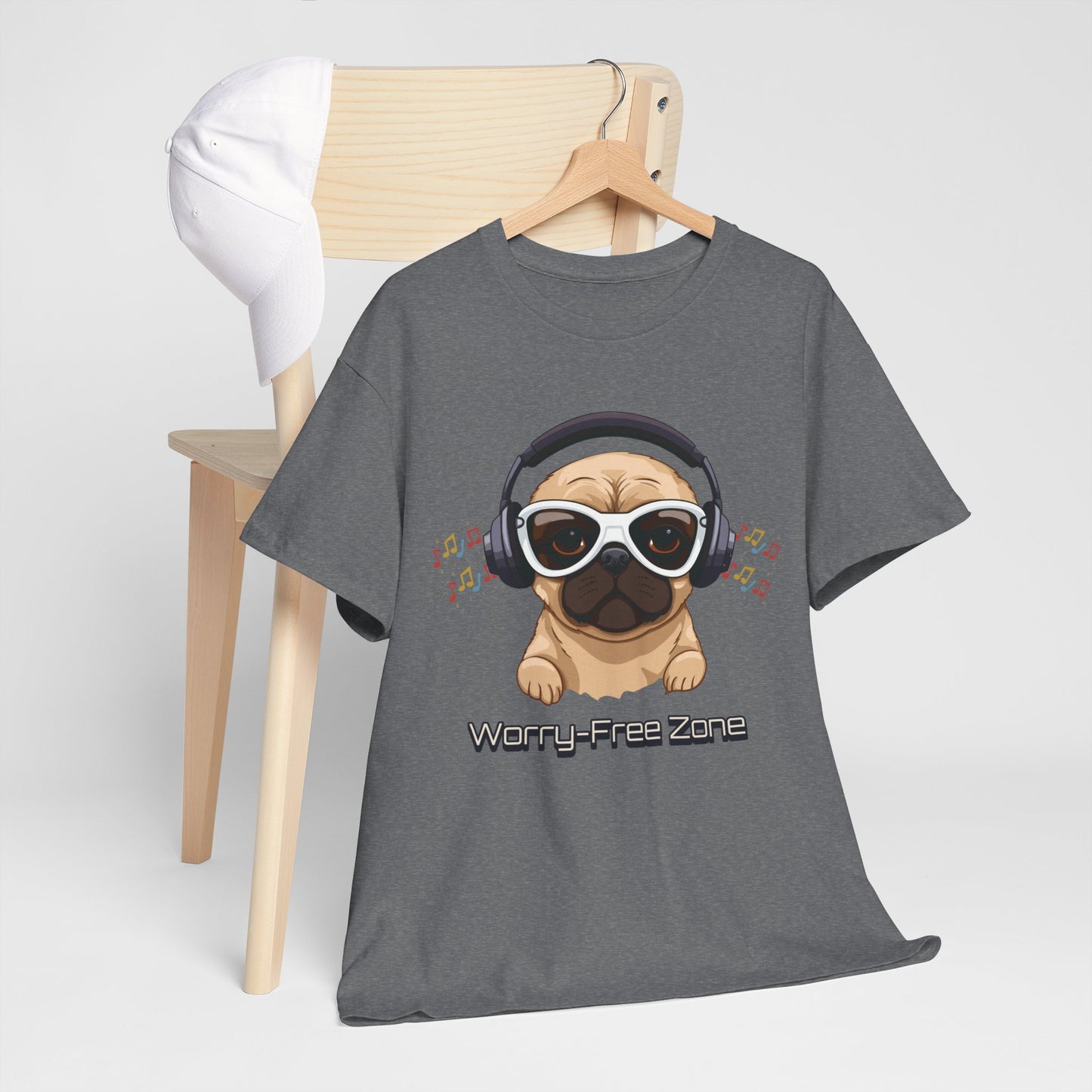 Worry-Free Zone - Unisex Heavy Cotton Tee