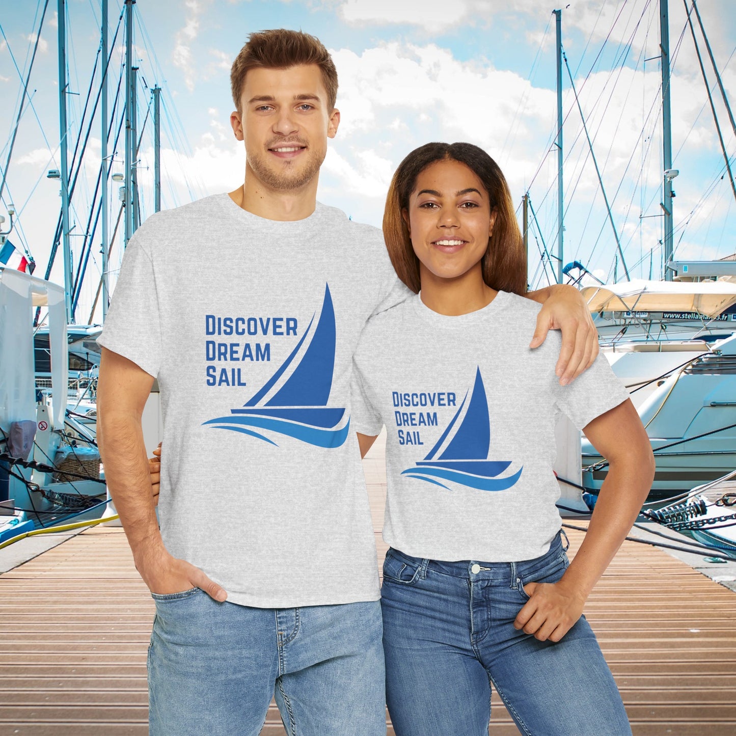 Discover Dream Sail - Unisex Heavy Cotton Tee