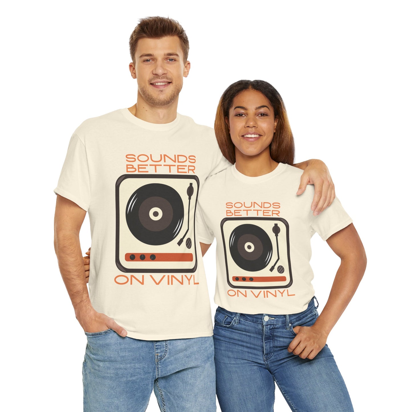 Sounds Better Vinyl - Unisex Heavy Cotton Tee