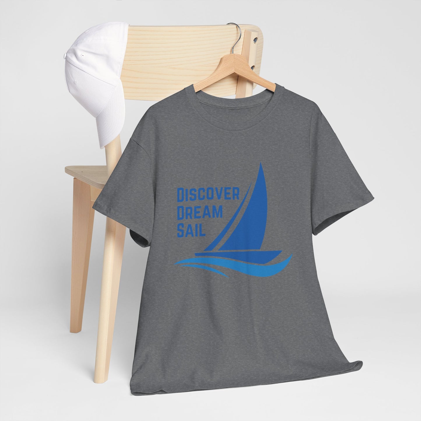 Discover Dream Sail - Unisex Heavy Cotton Tee