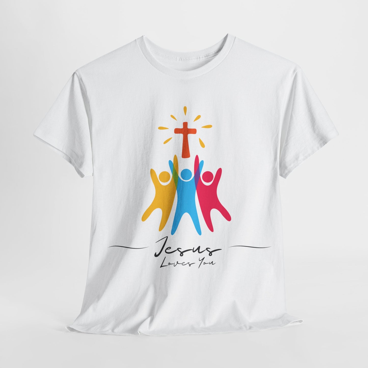 Jesus Loves You - Unisex Heavy Cotton Tee