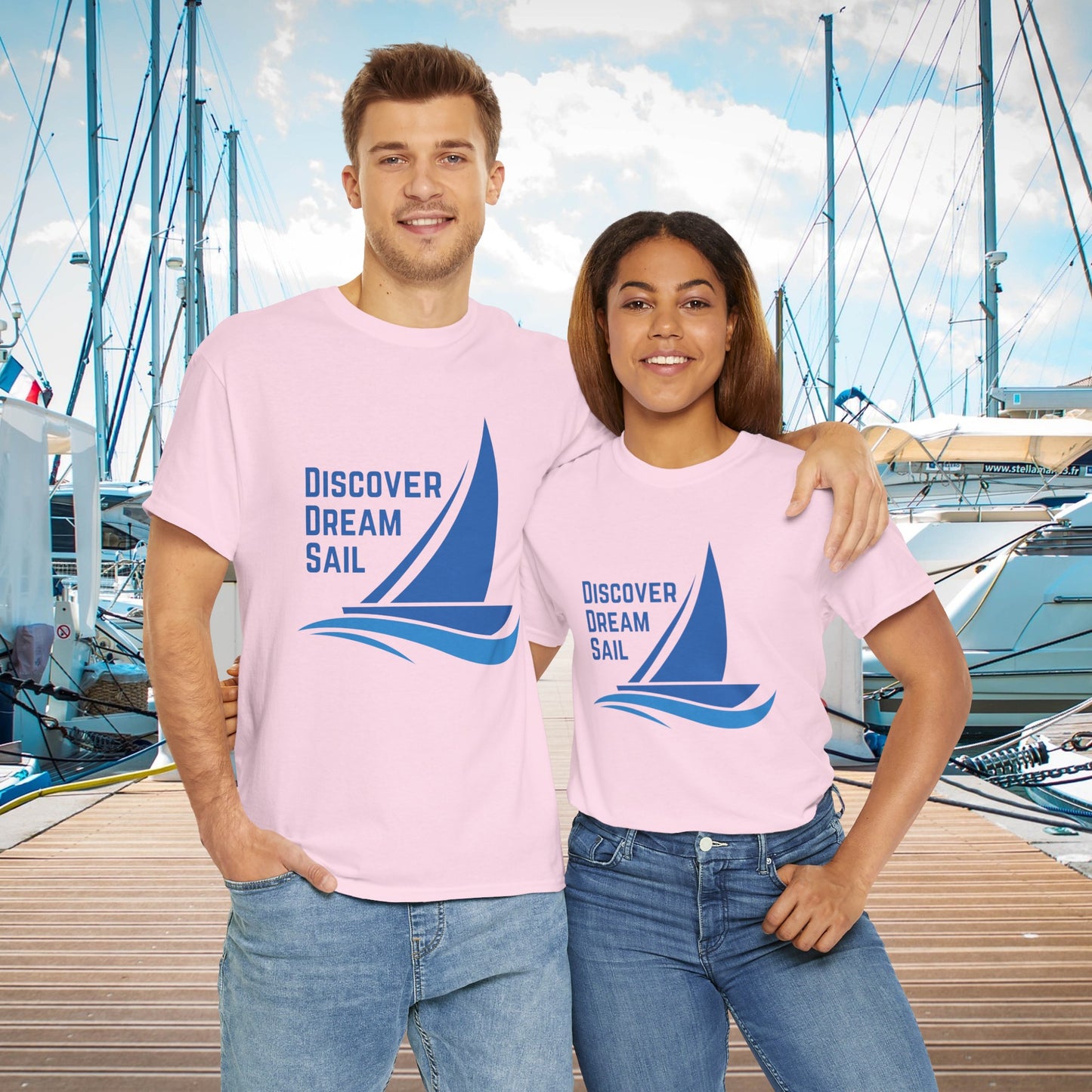 Discover Dream Sail - Unisex Heavy Cotton Tee