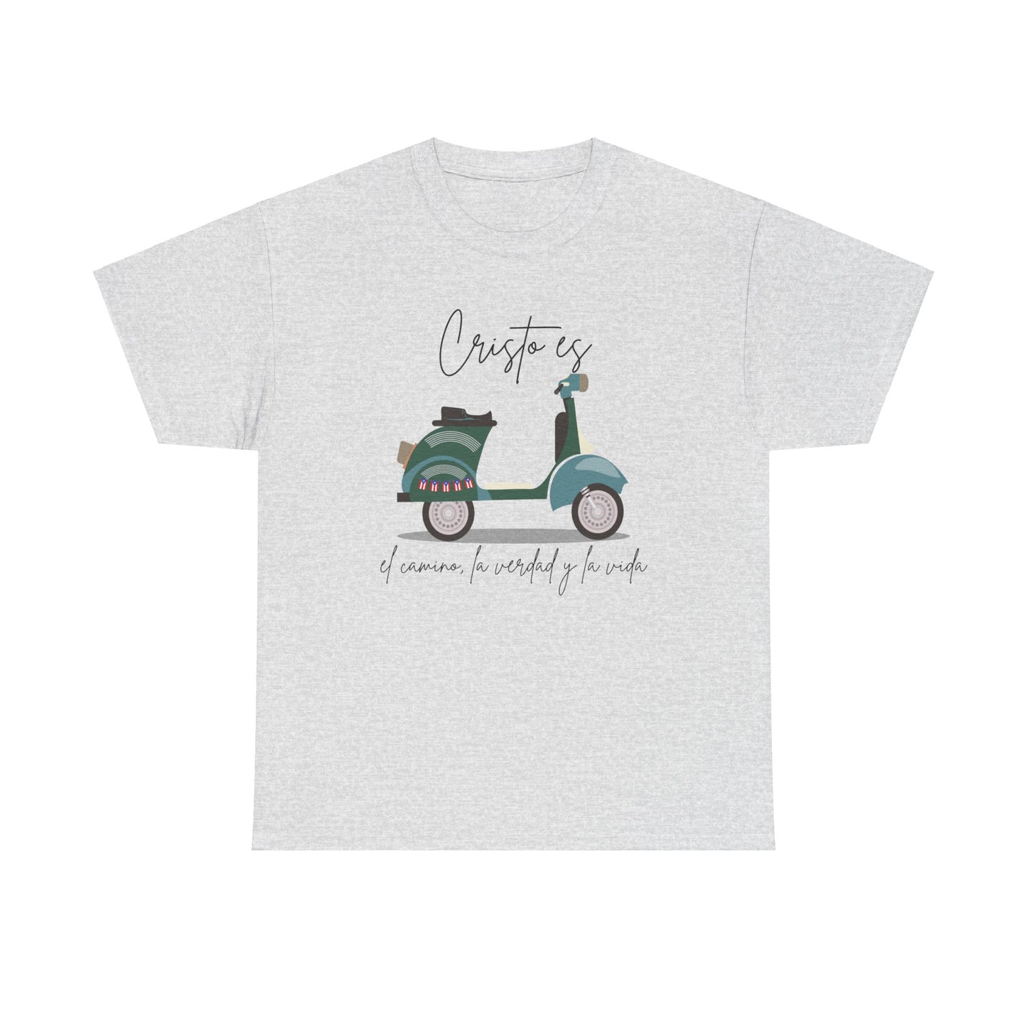 Cristo es - PR Flag Spanish - Unisex Heavy Cotton Tee