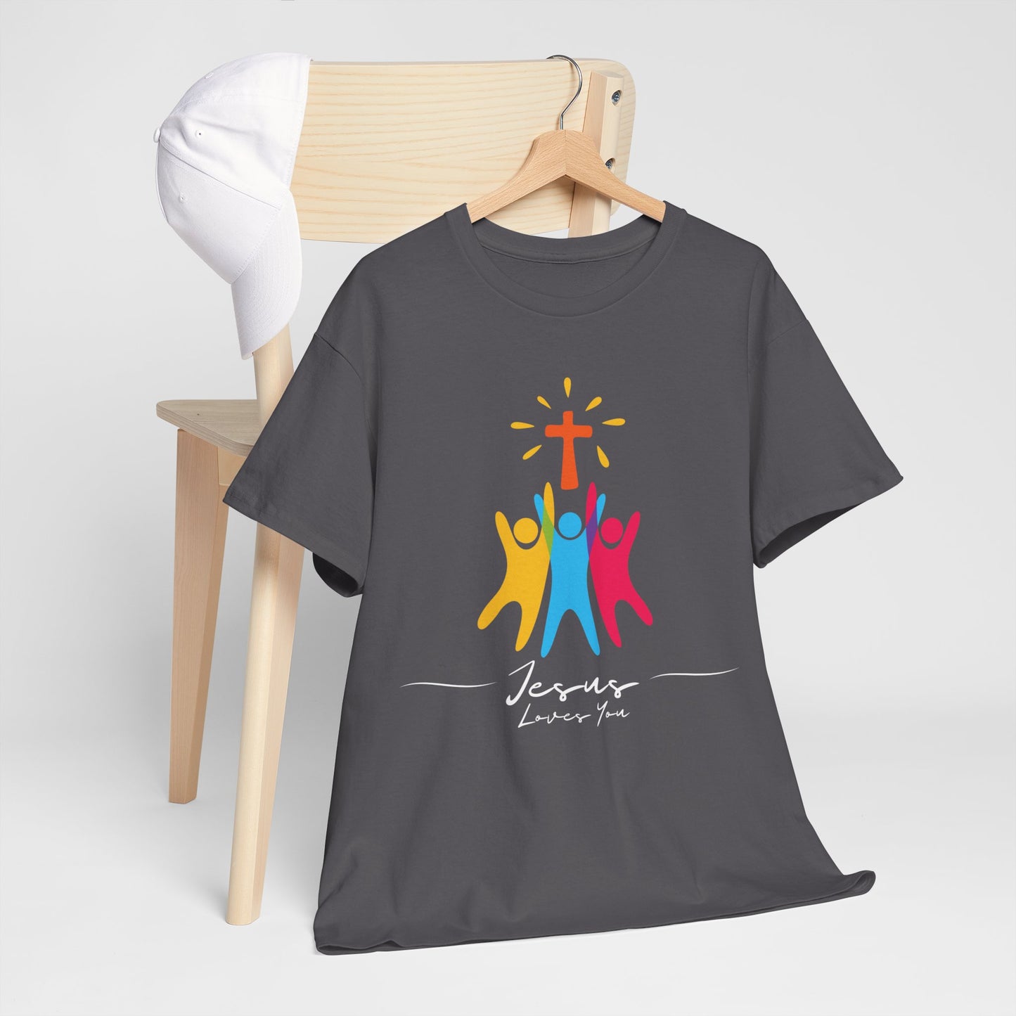 Jesus Loves You - Unisex Heavy Cotton Tee