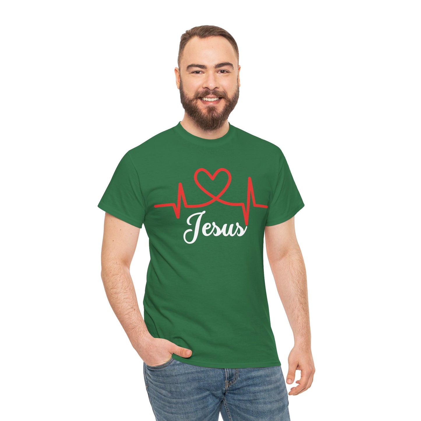 Jesus Hearth - Unisex Heavy Cotton Tee