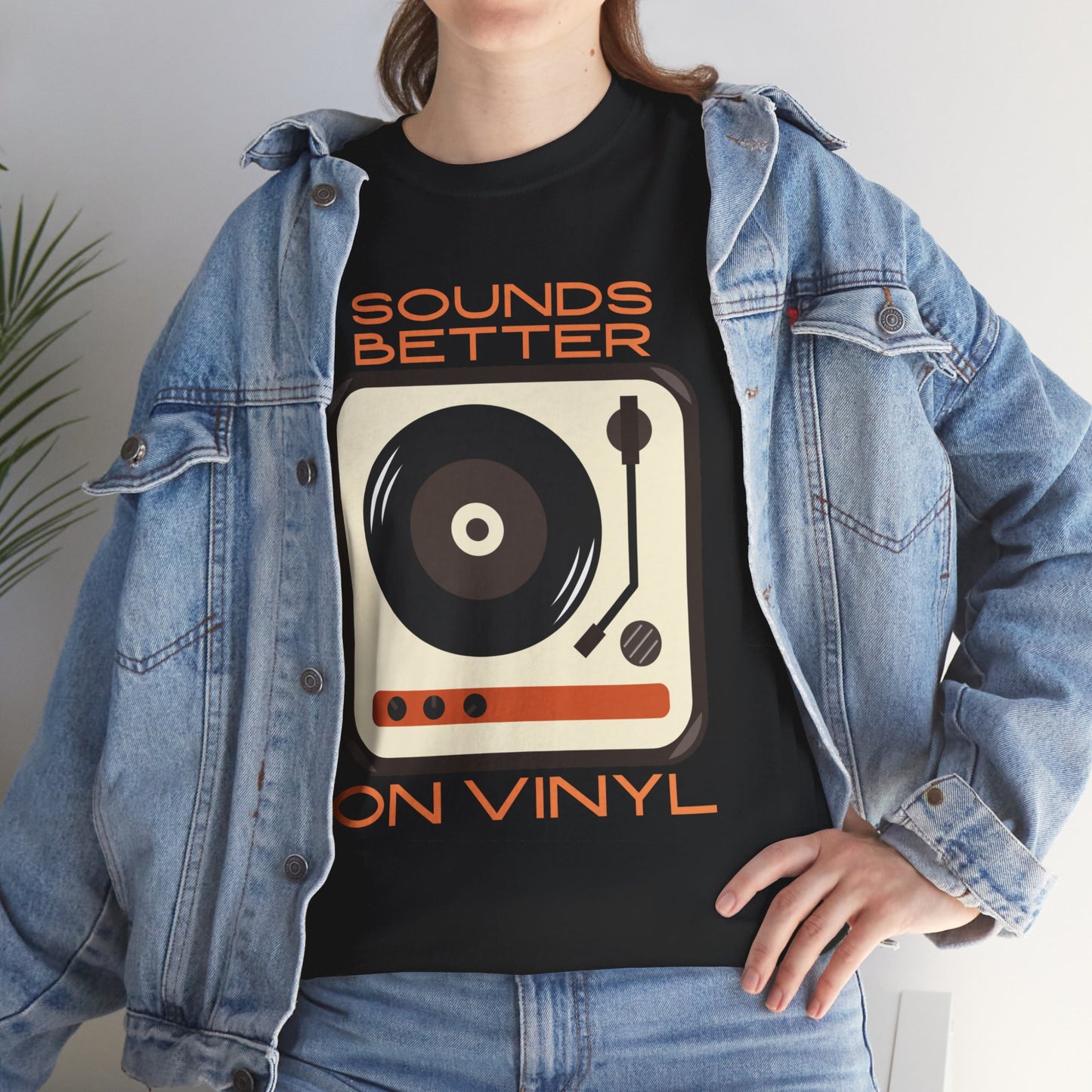 Sounds Better Vinyl - Unisex Heavy Cotton Tee