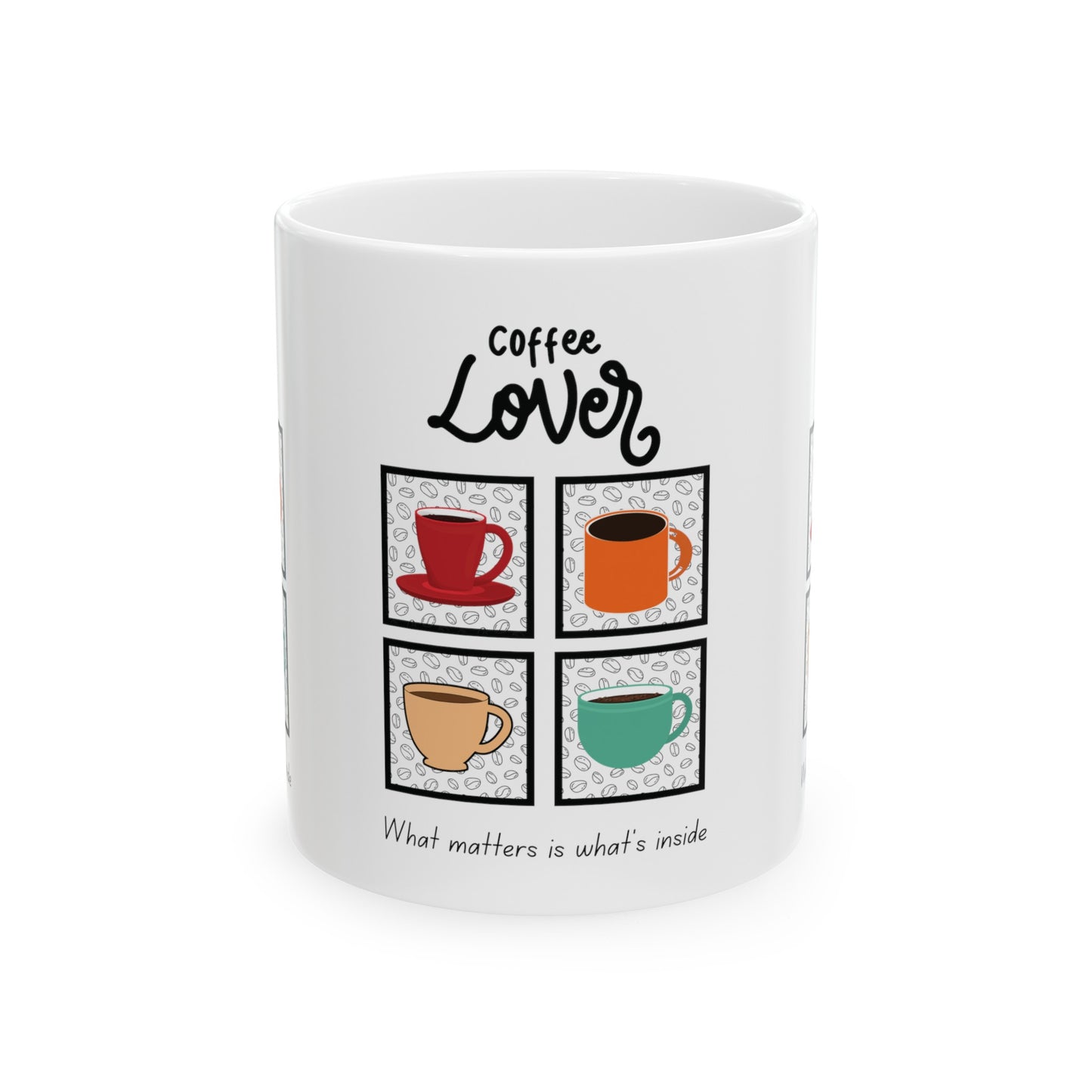 Coffee Lovers - Ceramic Mug, (11oz)