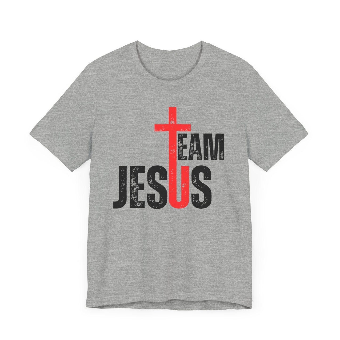 Team Jesus Front - Unisex Jersey Short Sleeve Tee