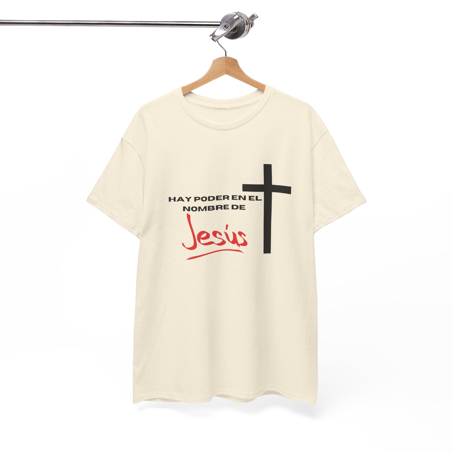 Hay poder en Jesus - Spanish - Unisex Heavy Cotton Tee