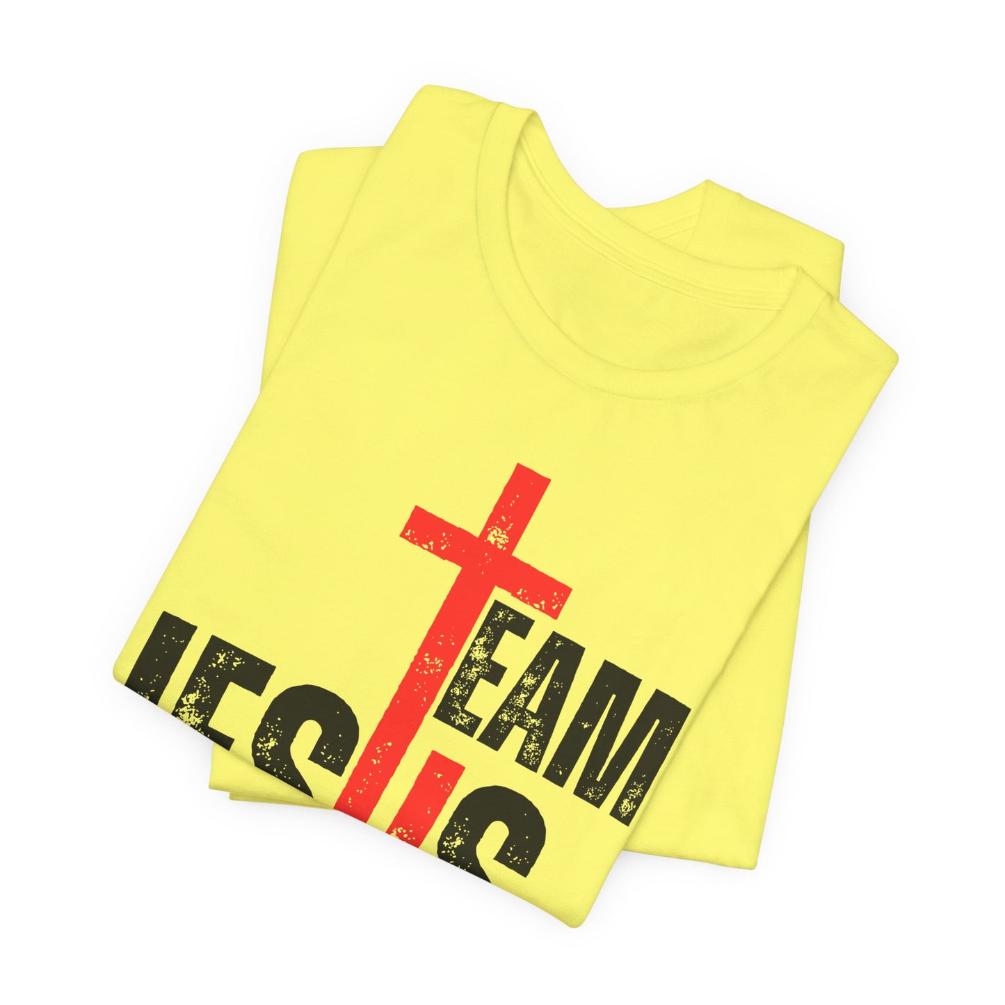 Team Jesus Front - Unisex Jersey Short Sleeve Tee