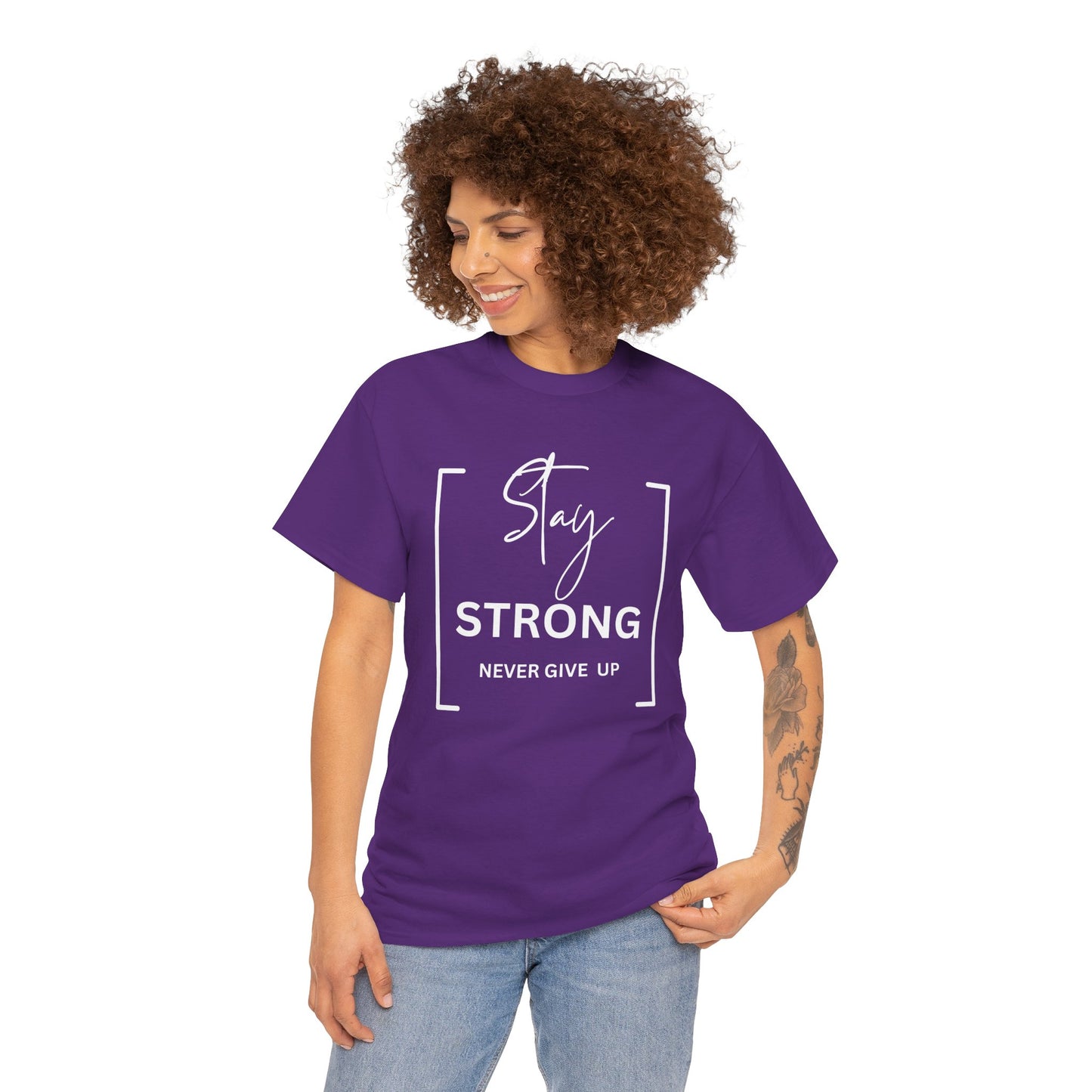 Stay Strong - Unisex Heavy Cotton Tee