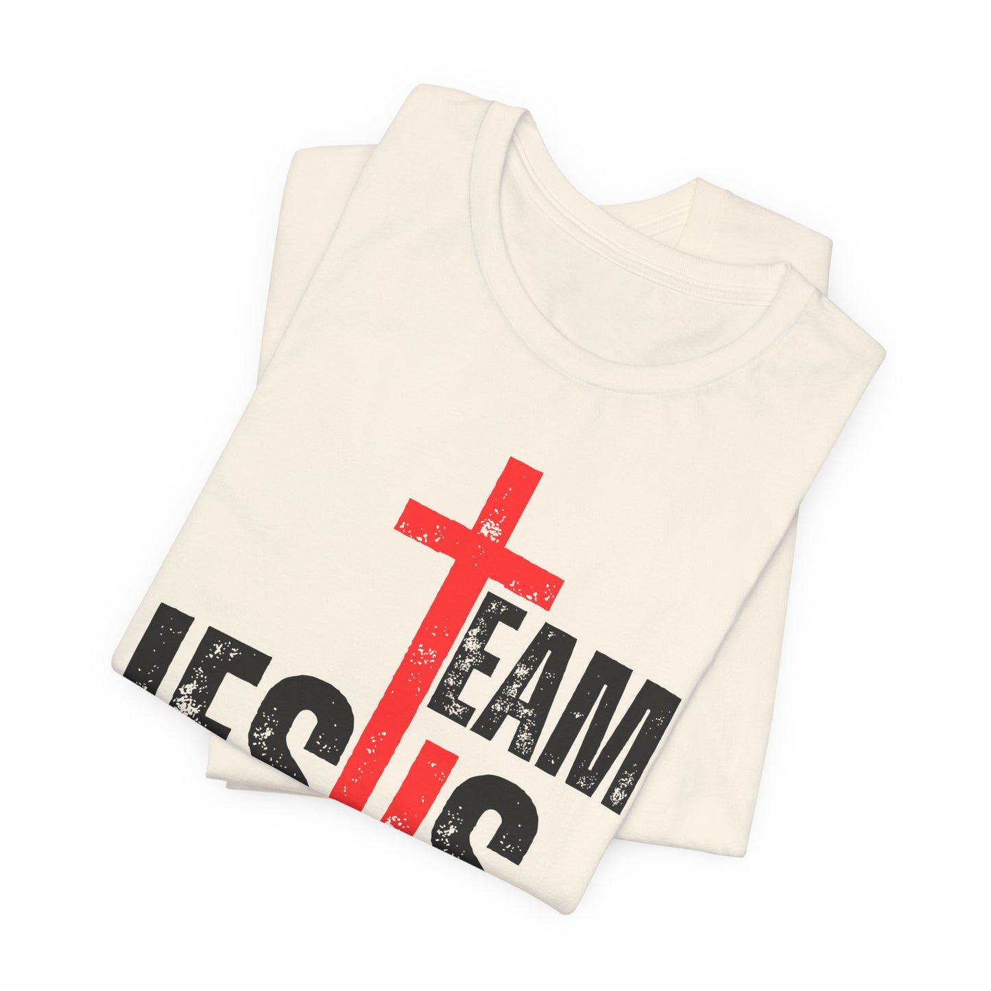 Team Jesus Front - Unisex Jersey Short Sleeve Tee