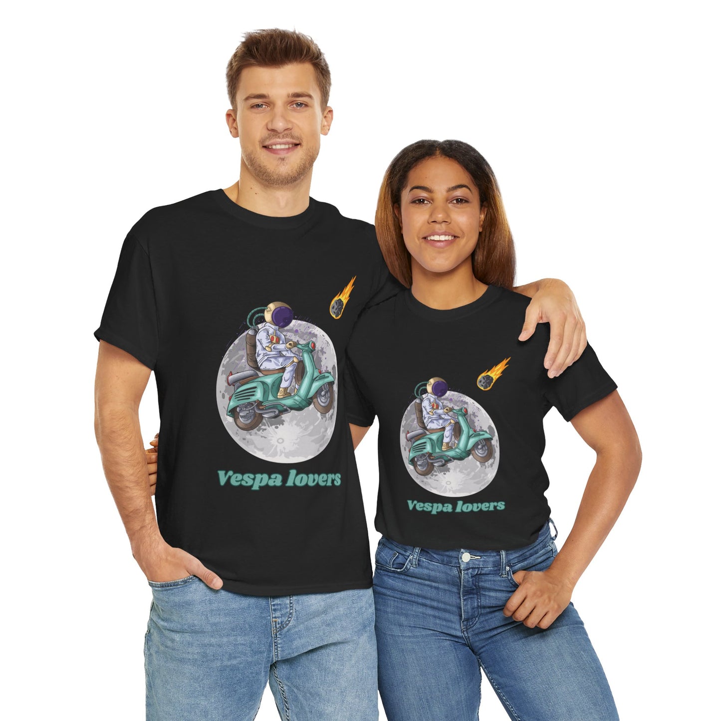 Vespa Lovers - Spanish - Unisex Heavy Cotton Tee