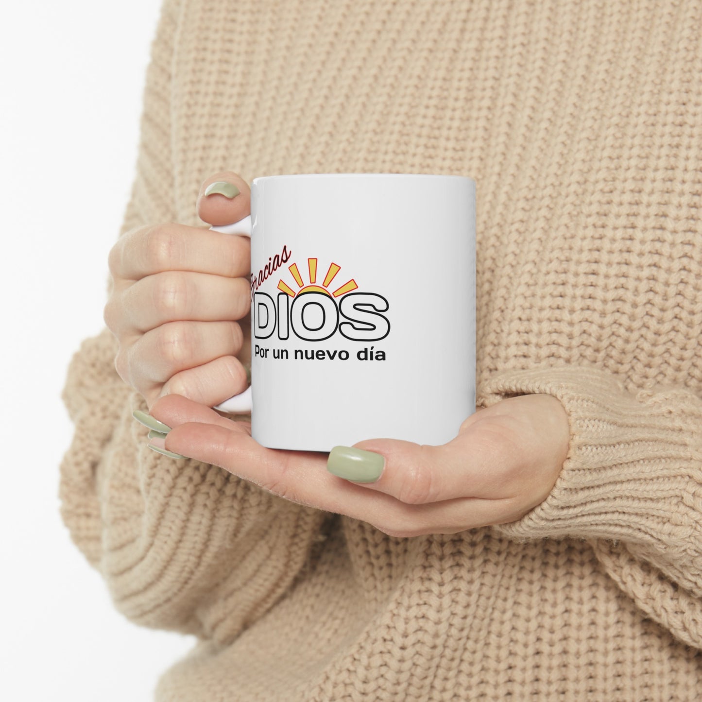 Gracias Dios - Ceramic Mug, (11oz)