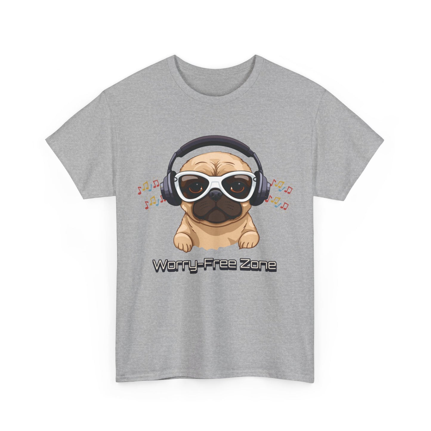Worry-Free Zone - Unisex Heavy Cotton Tee