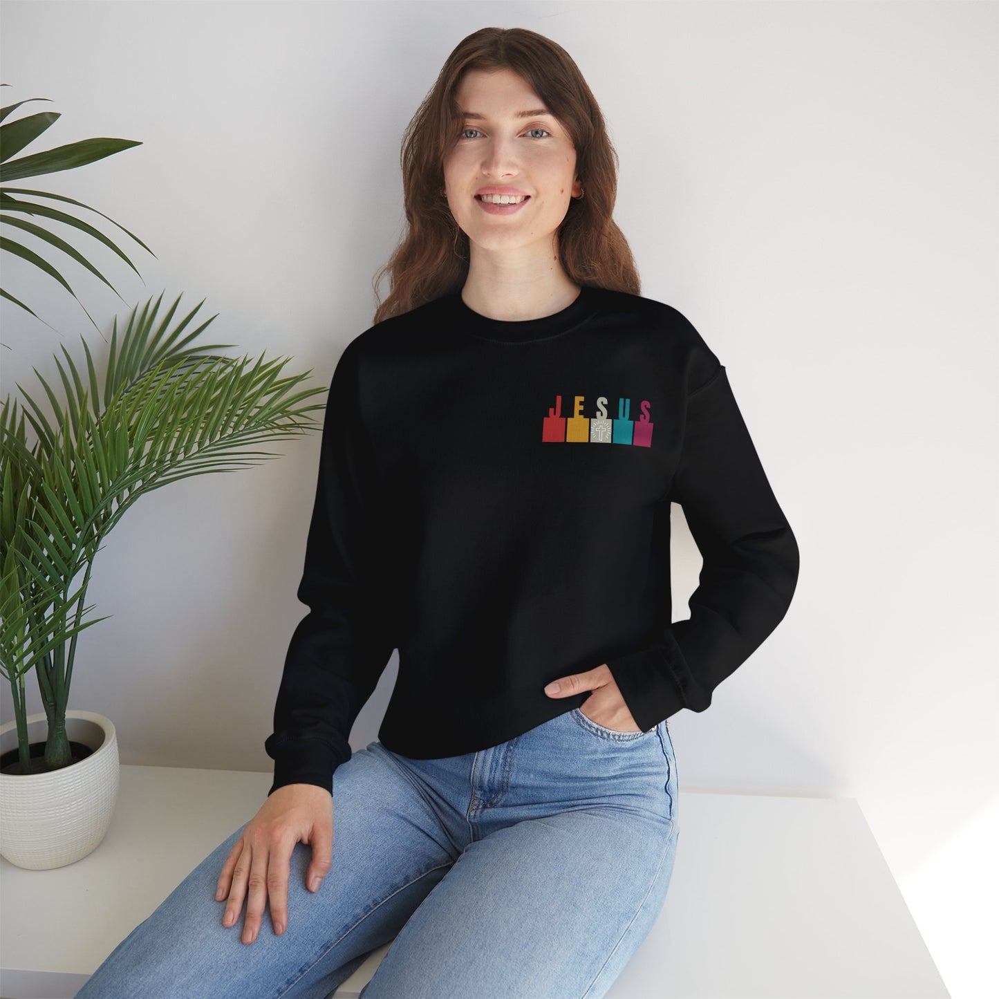 Jesus - Unisex Heavy Blend Crewneck Sweatshirt
