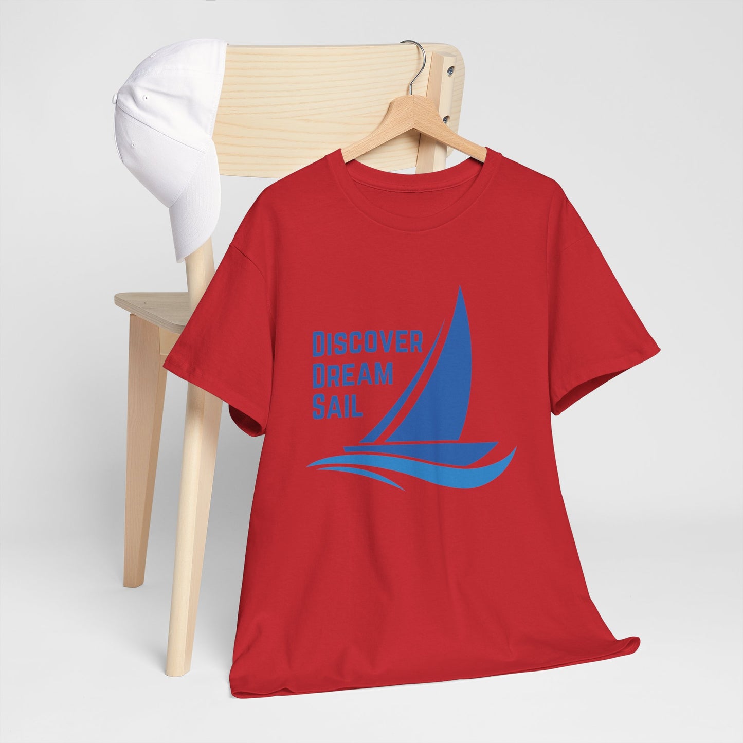 Discover Dream Sail - Unisex Heavy Cotton Tee