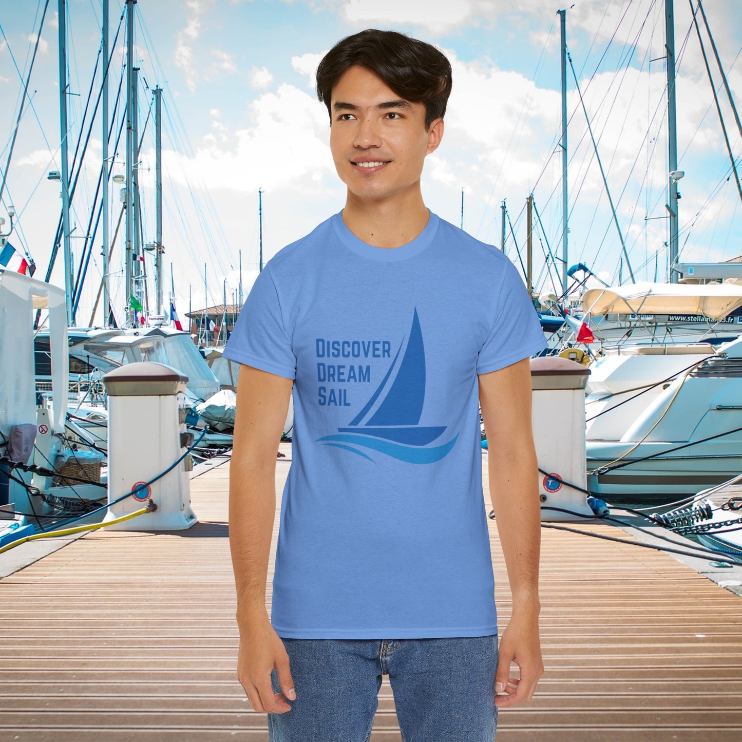 Discover Dream Sail - Unisex Heavy Cotton Tee