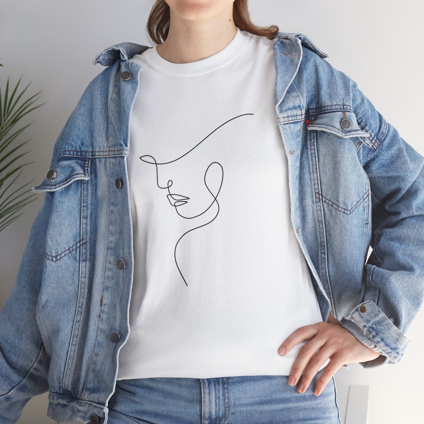 Woman Face - Unisex Heavy Cotton Tee