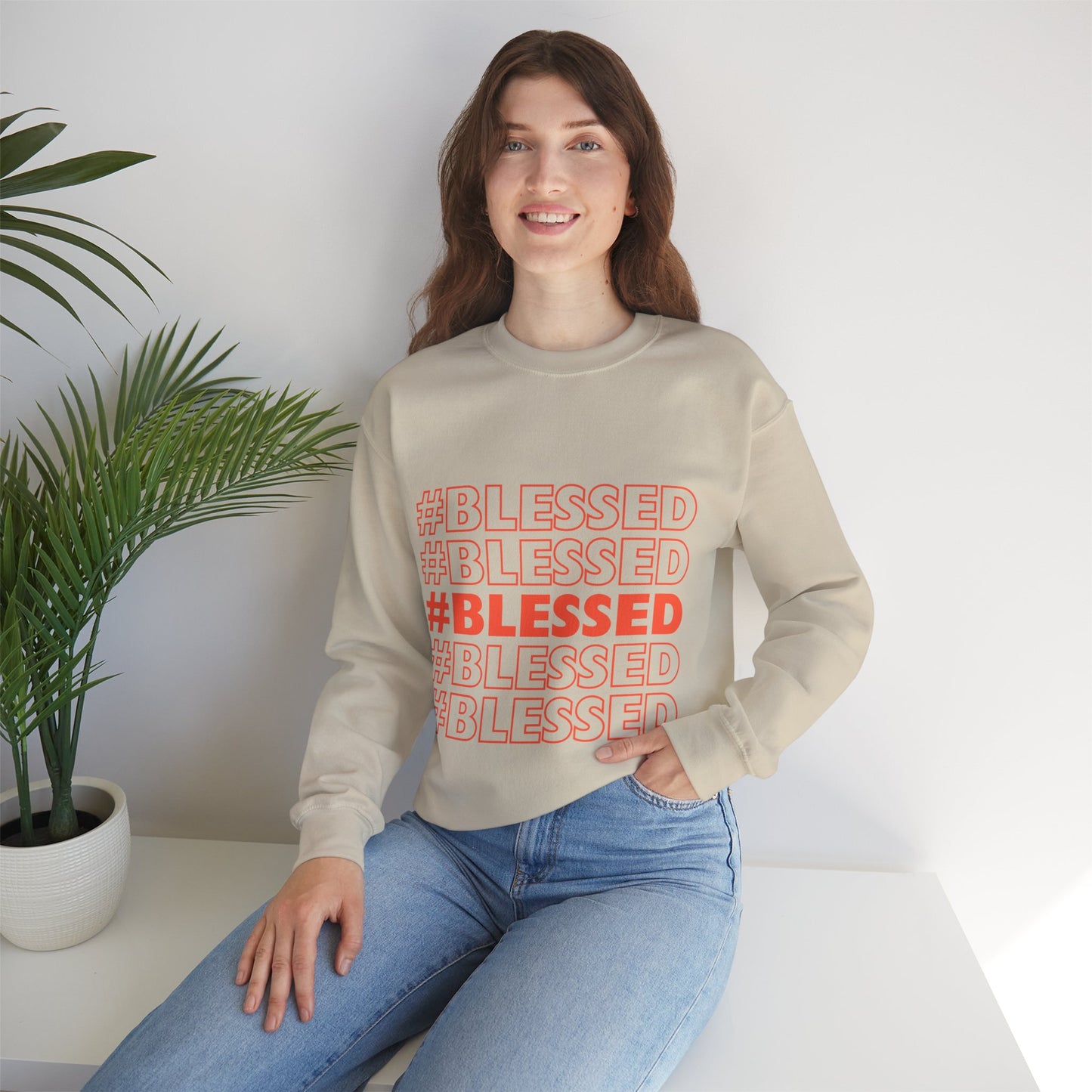 Blessed Front - Crewneck Sweatshirt