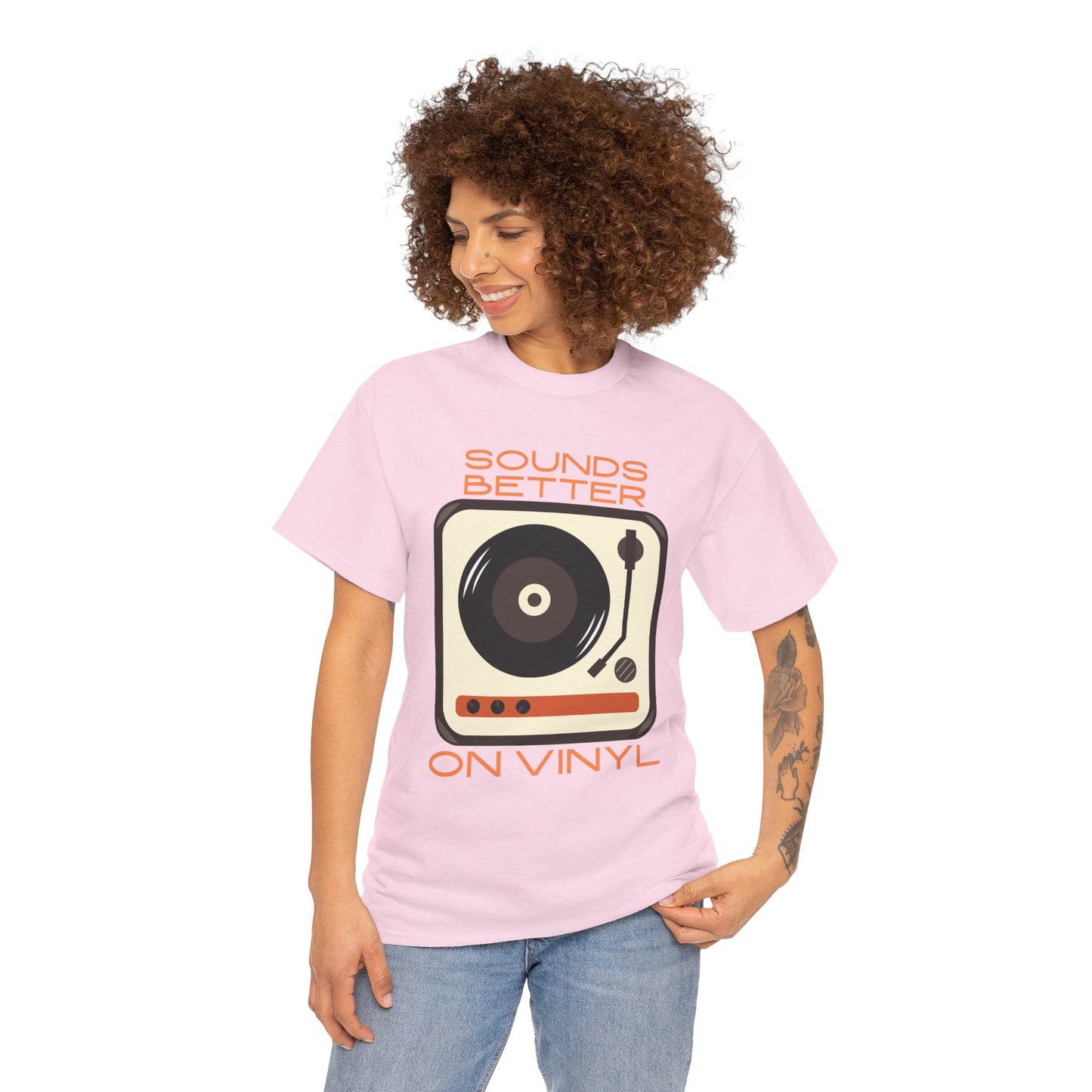 Sounds Better Vinyl - Unisex Heavy Cotton Tee