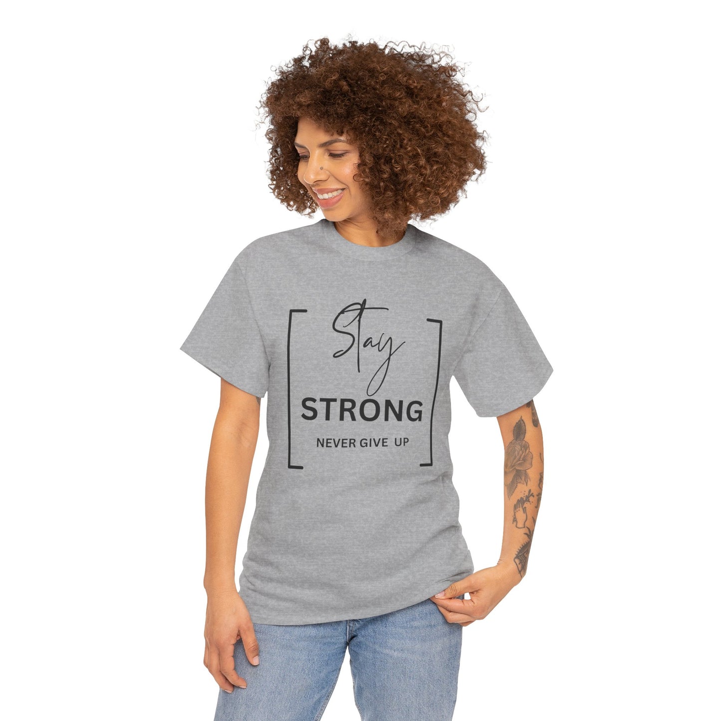 Stay Strong - Unisex Heavy Cotton Tee