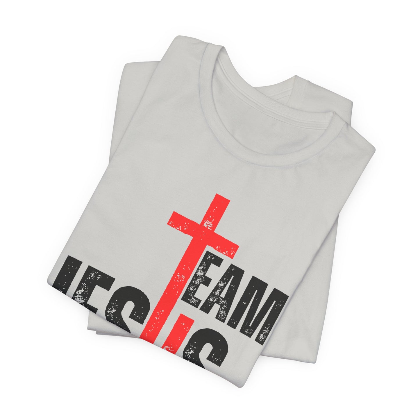 Team Jesus Front - Unisex Jersey Short Sleeve Tee