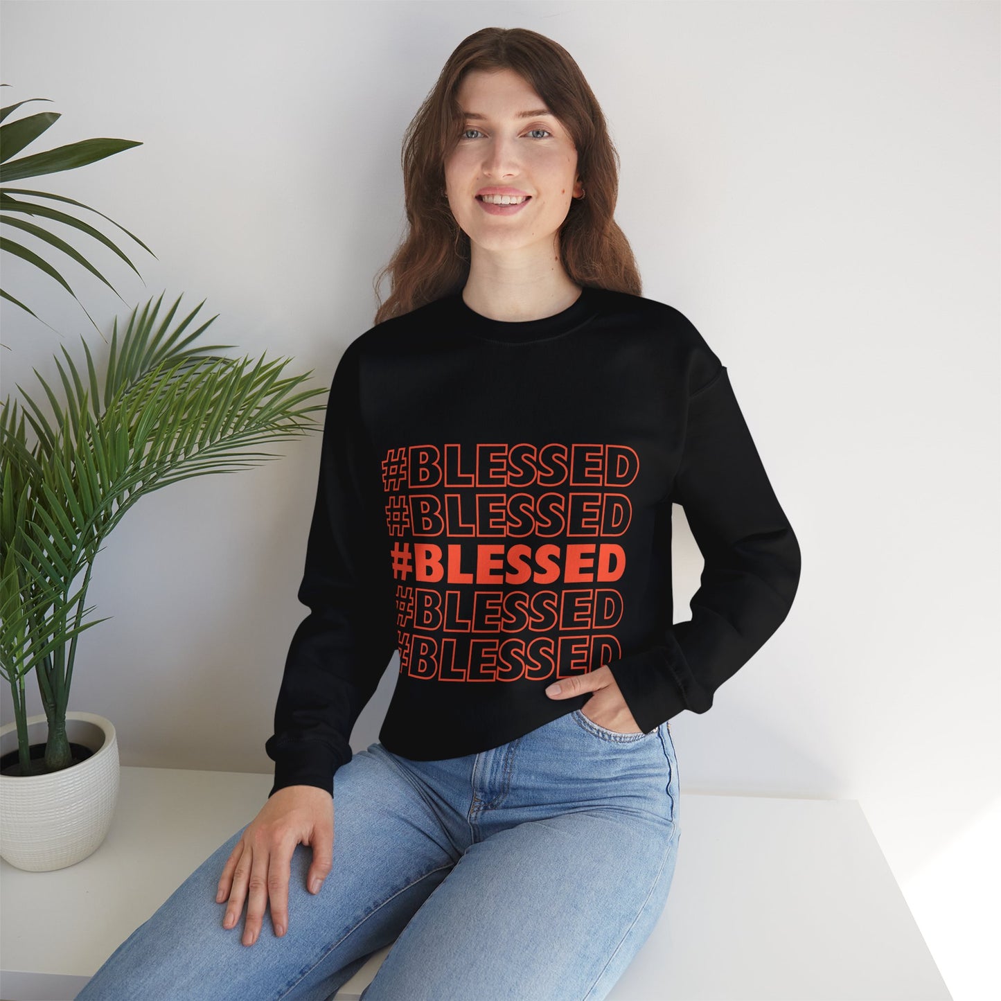 Blessed Front - Crewneck Sweatshirt
