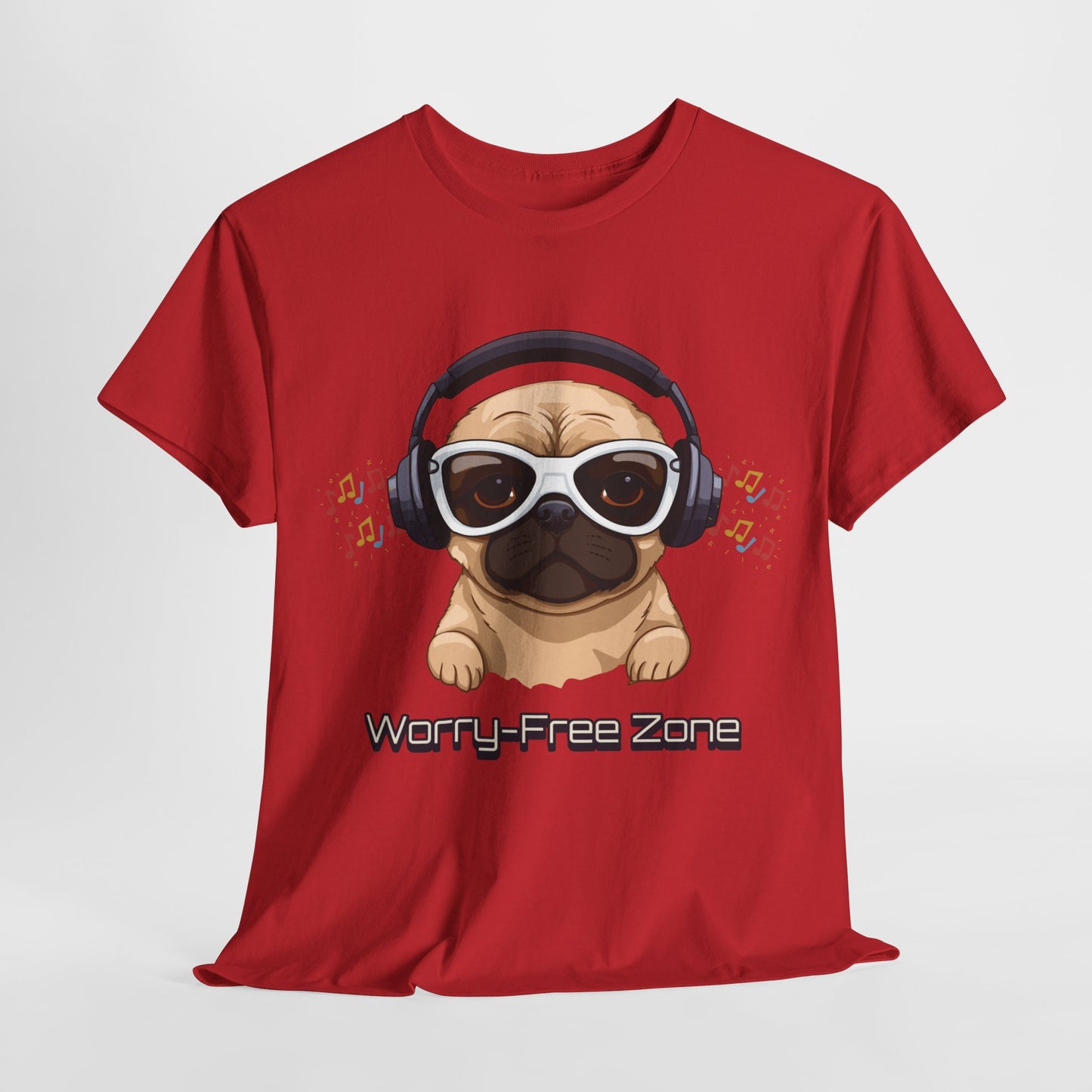 Worry-Free Zone - Unisex Heavy Cotton Tee