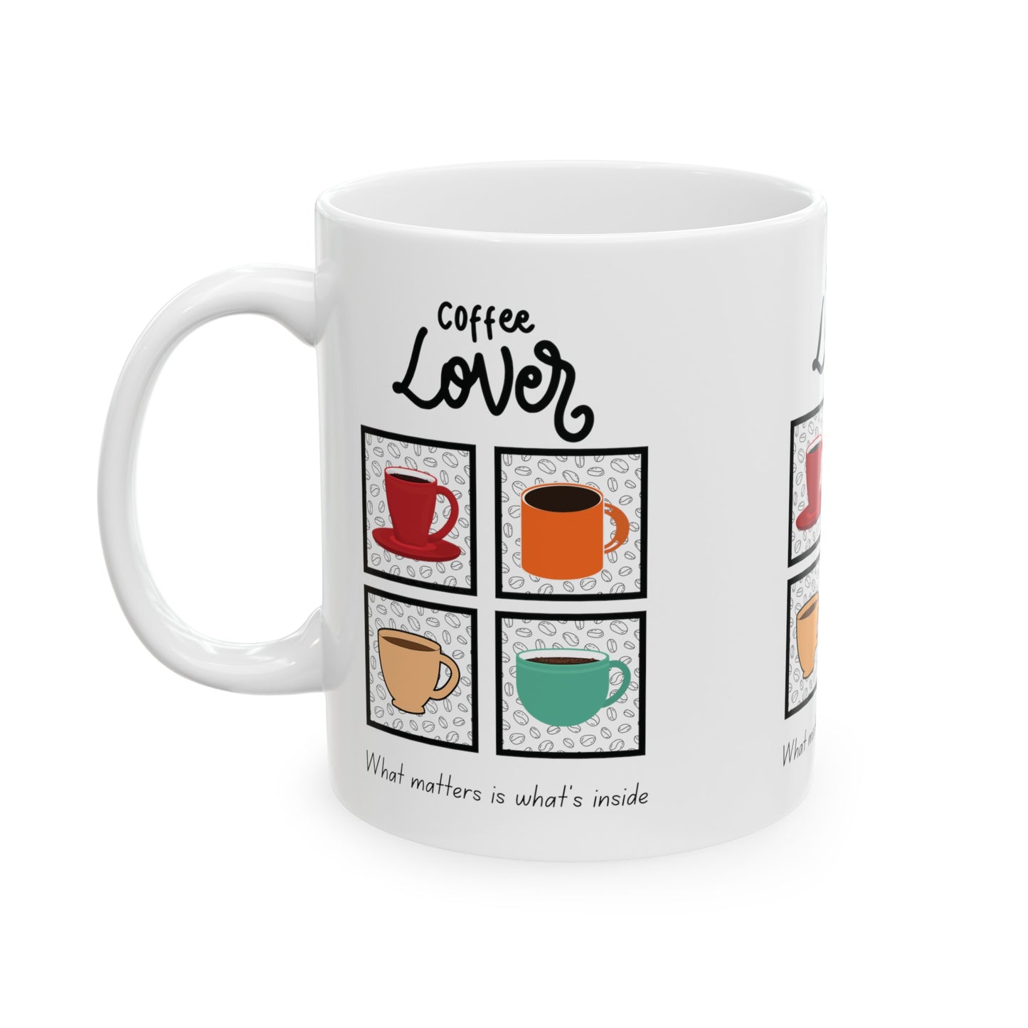 Coffee Lovers - Ceramic Mug, (11oz)