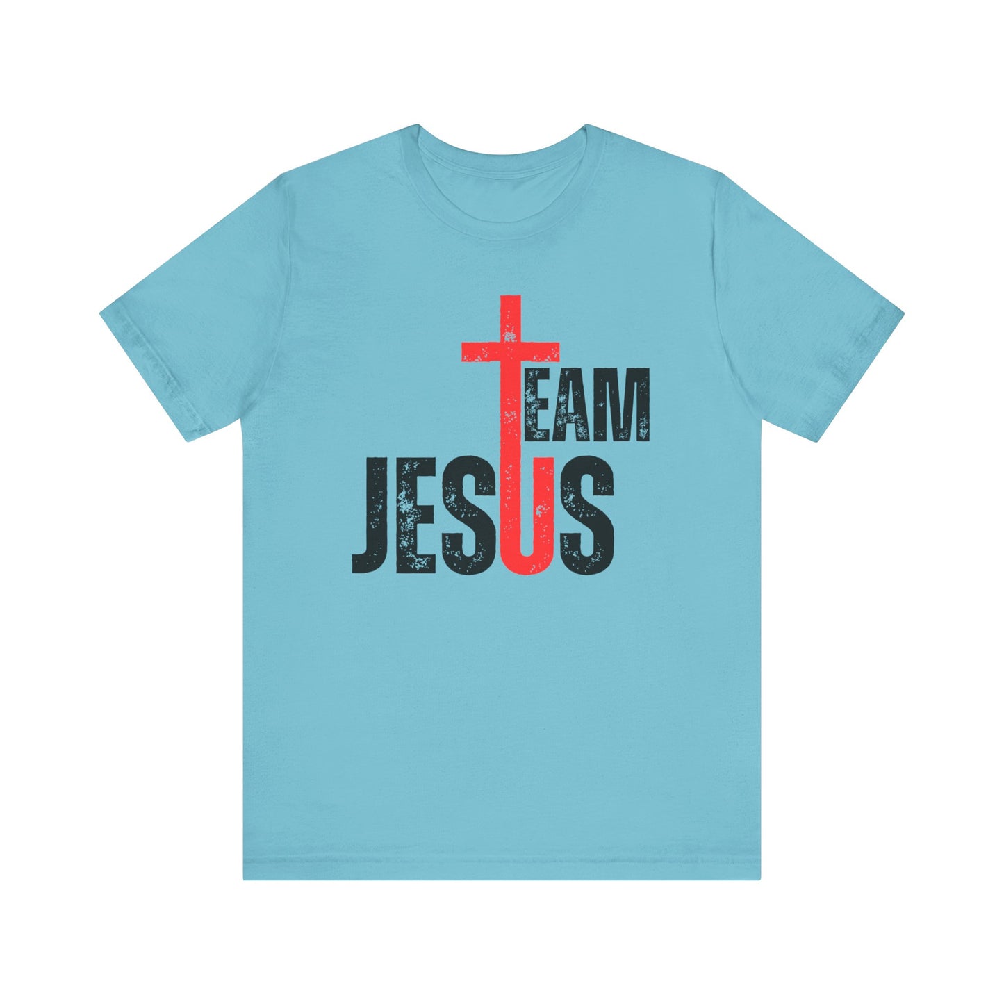 Team Jesus Front - Unisex Jersey Short Sleeve Tee